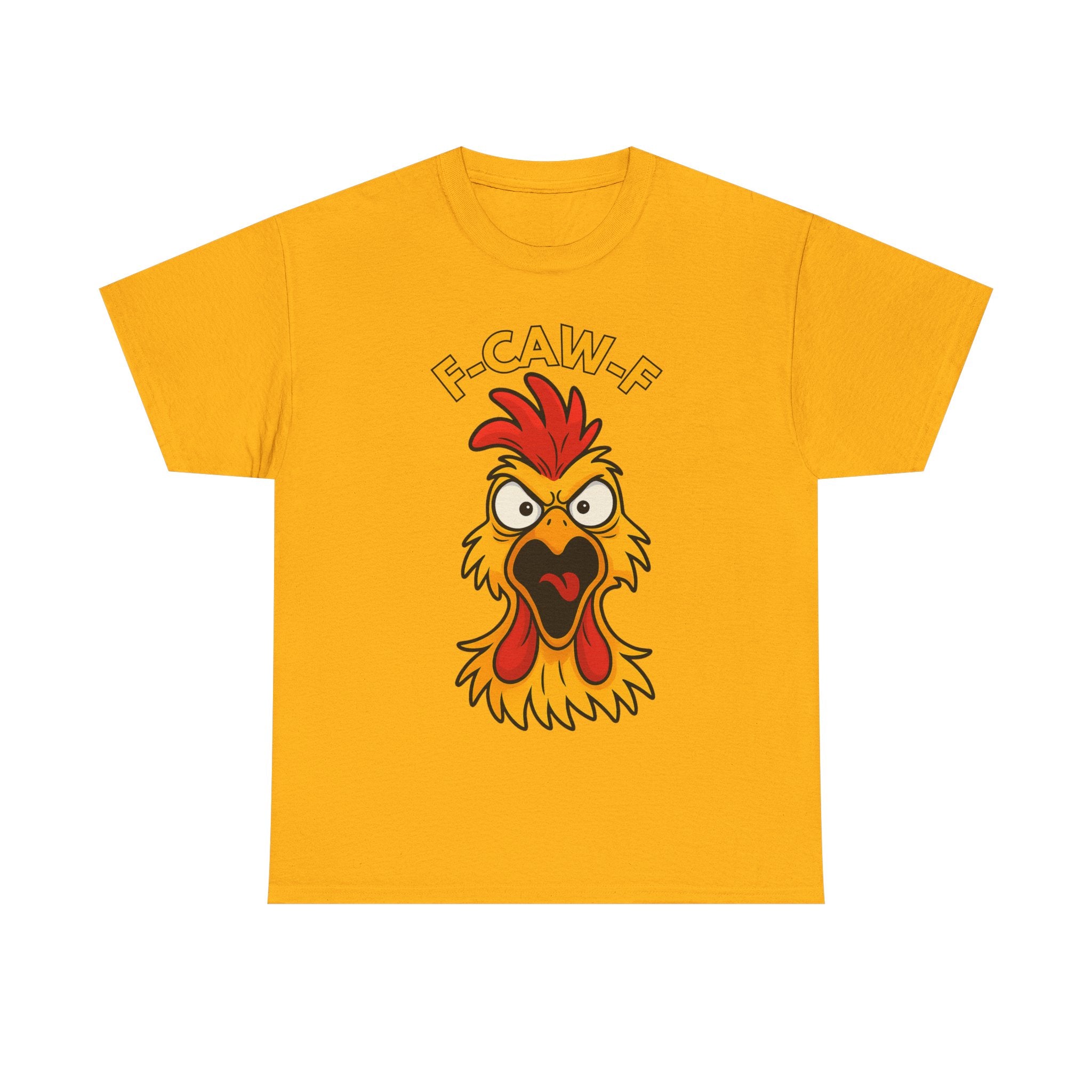 F-Caw-F Funny Chicken Tee for Poultry Lovers, Humor T-Shirt, Gift for Chicken Enthusiasts, Animal Rights, Casual Wear, Farmhouse Style