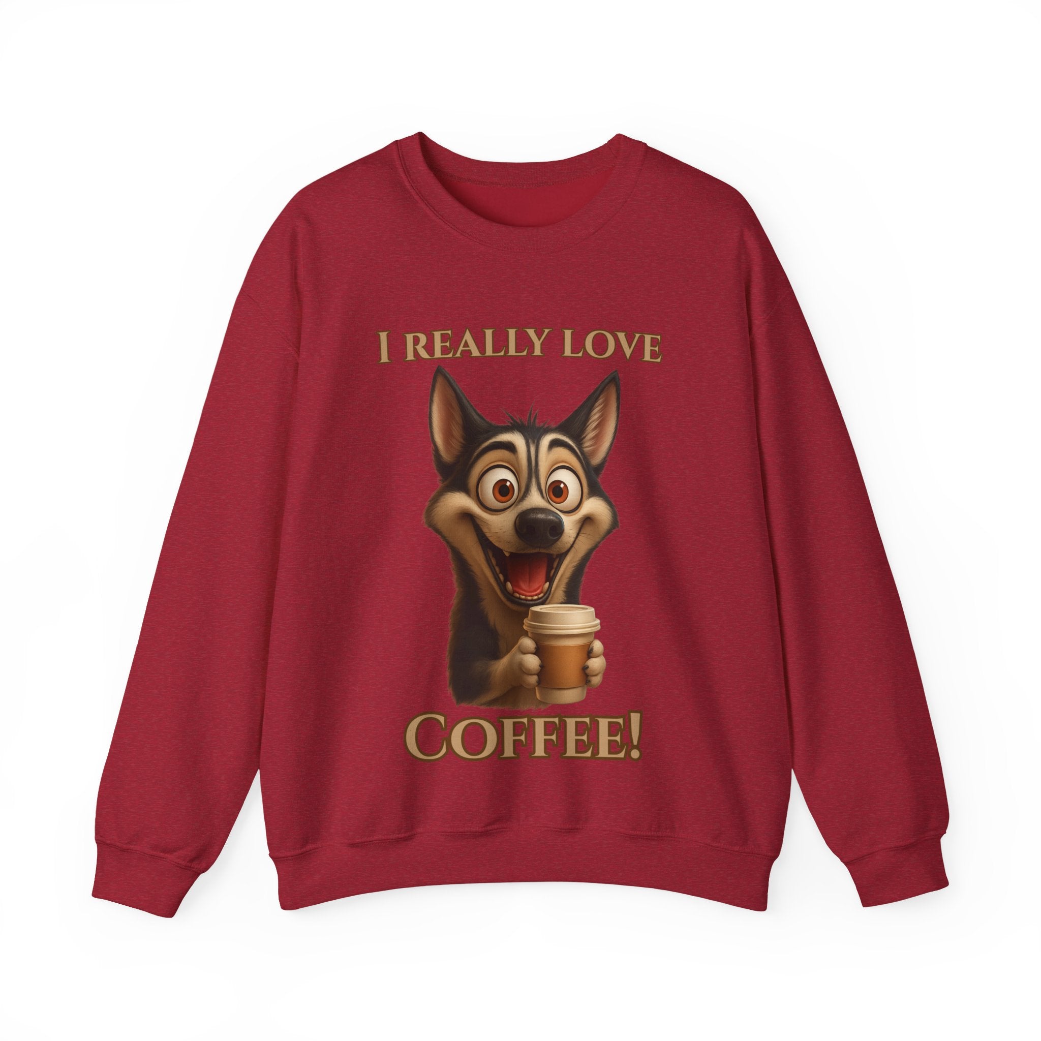 Funny Dog Coffee Sweatshirt