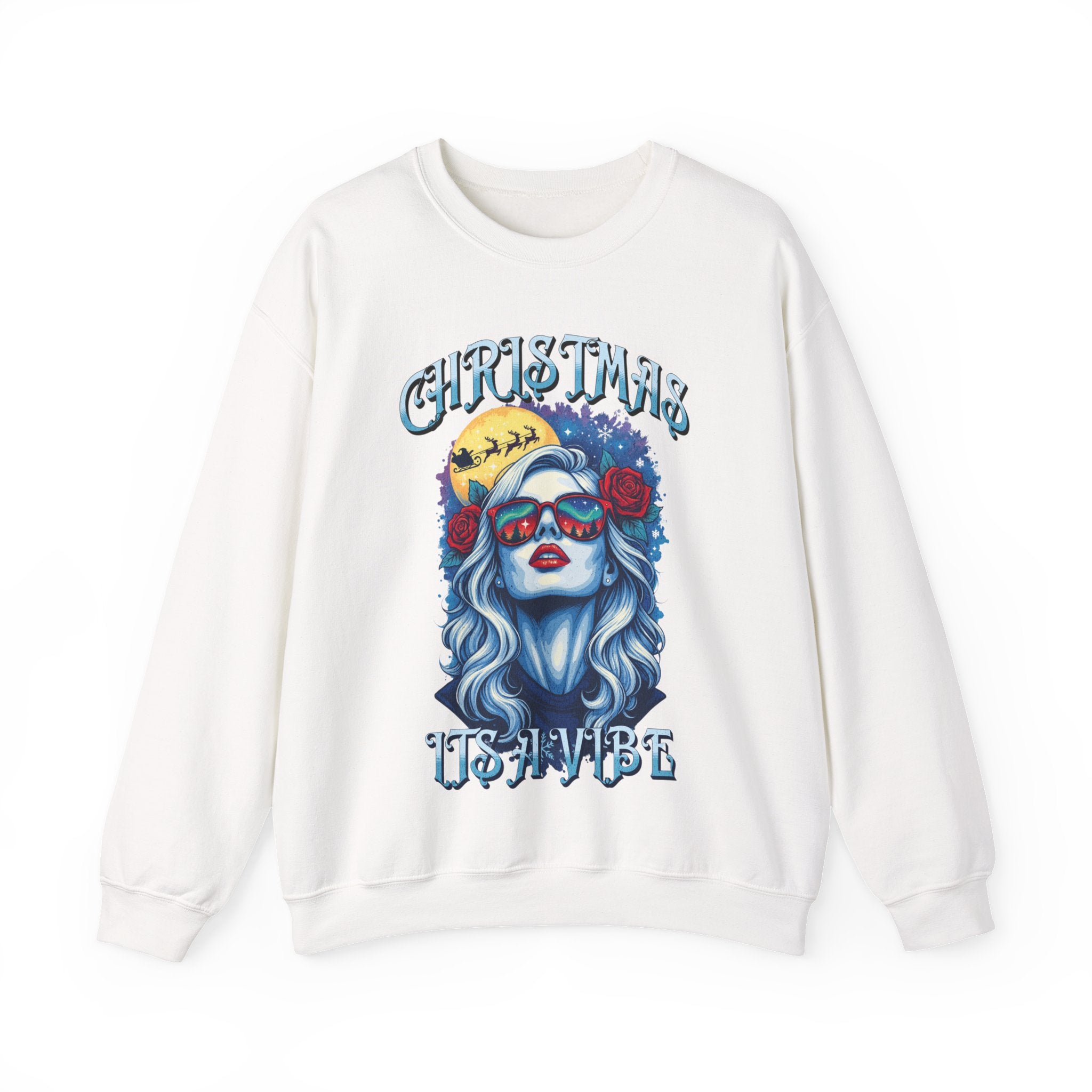 Christmas Sugar Skull Crewneck Sweatshirt