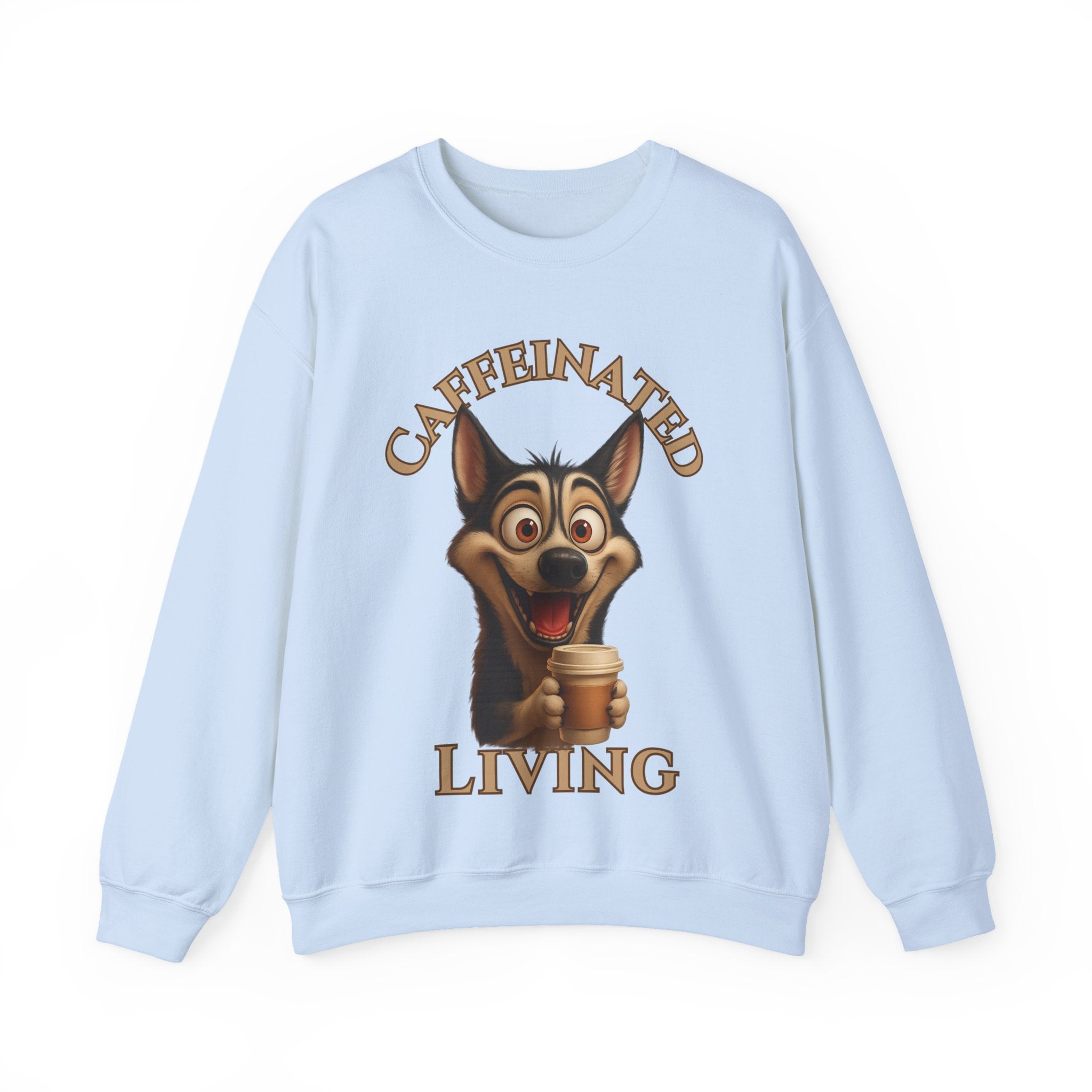 Caffeinated Living Crewneck Sweatshirt
