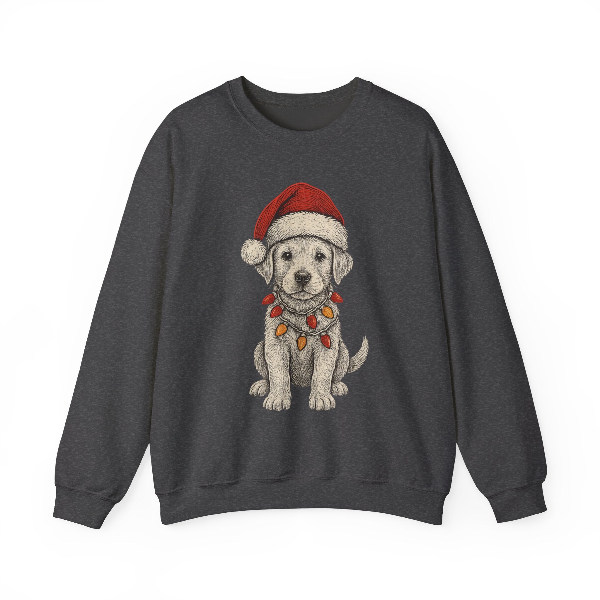 Cute Christmas Dog Sweatshirt, Holiday Apparel, Pet Lover Gift, Cozy Crewneck, Festive Sweatshirt, Winter Fashion