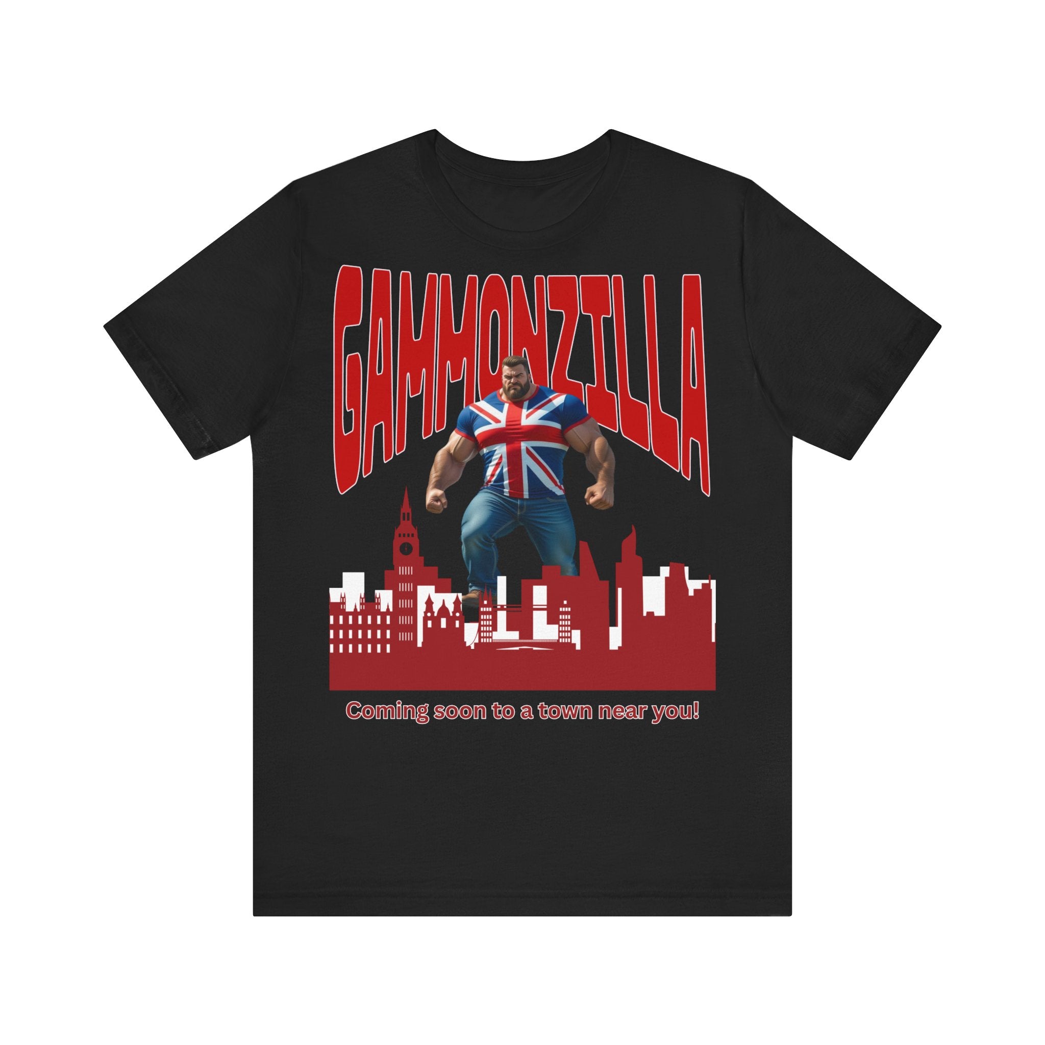 Gammonzilla Unisex Tee | Funny Graphic T-Shirt for Casual Wear, Gift for Comic Fans, Birthday Gift, Novelty Tee, Unique Humor Shirt