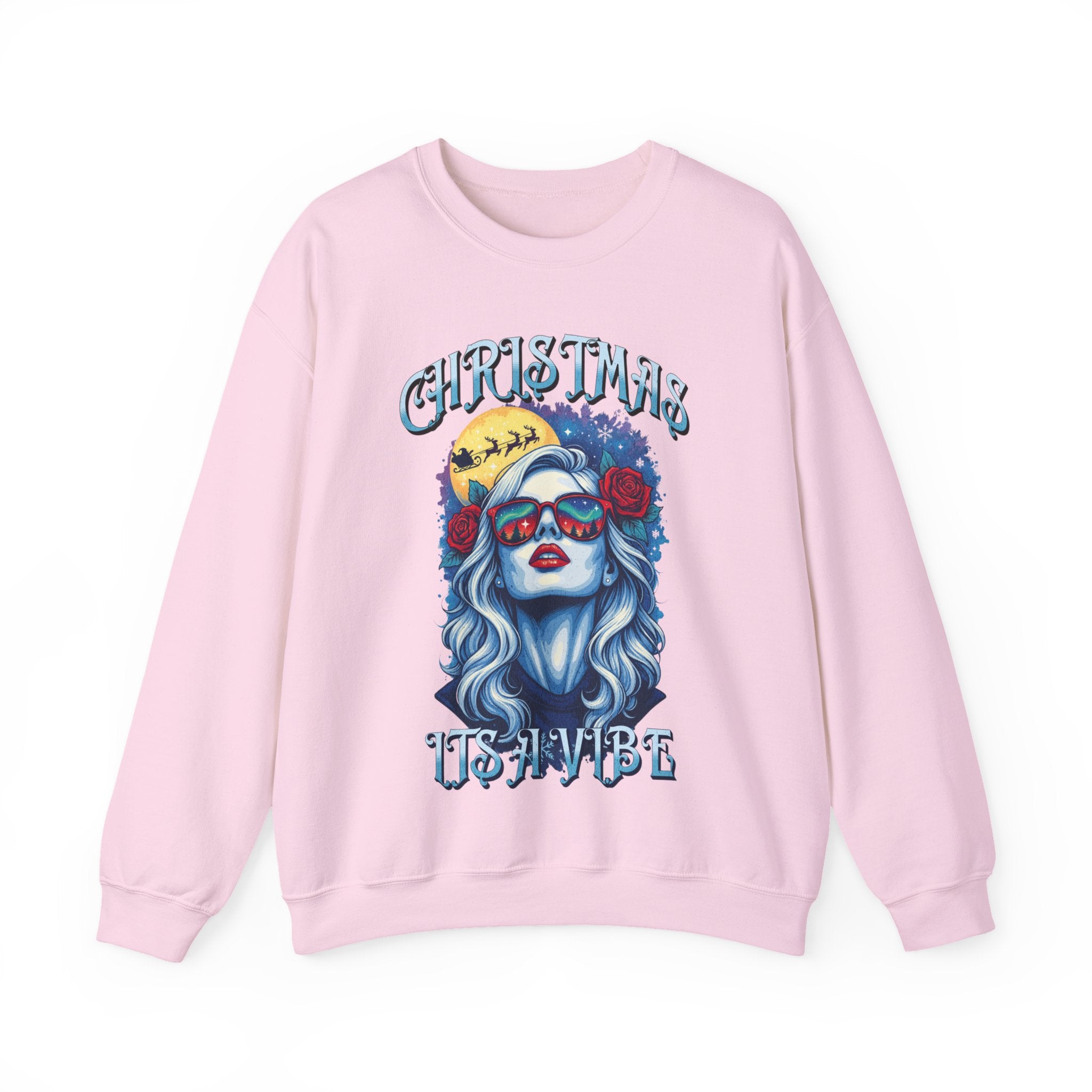 Christmas Sugar Skull Crewneck Sweatshirt