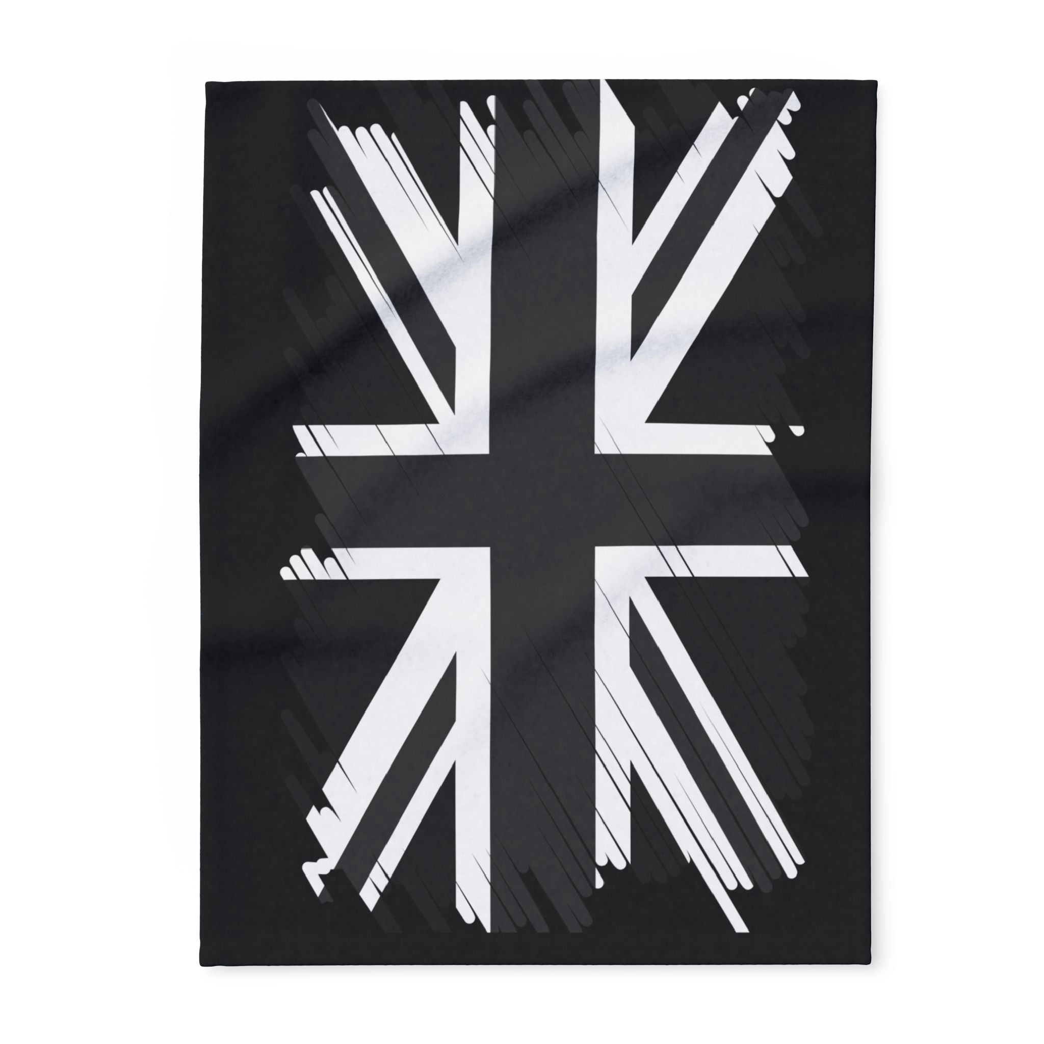 Union Jack Arctic Fleece Blanket, Cozy Throw for Home Decor, British Flag Blanket, Gift for Travelers, Living Room Accent