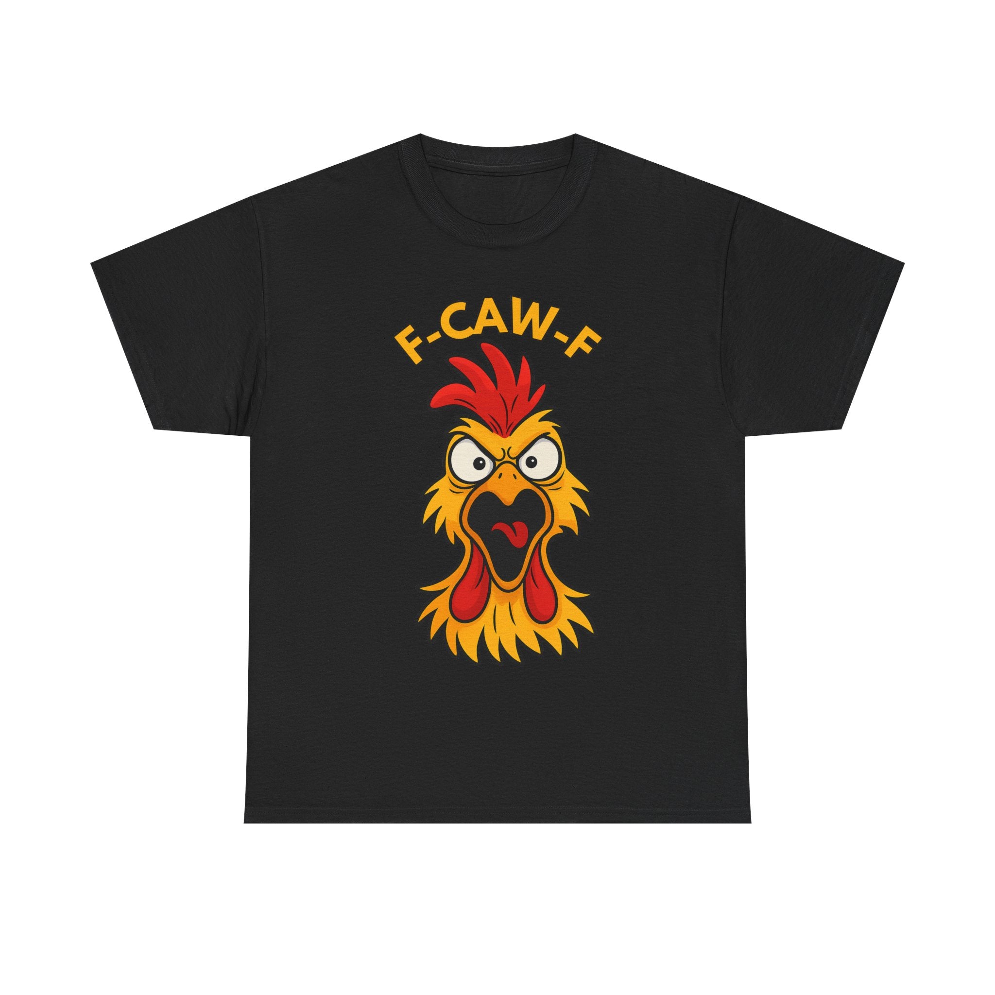F-Caw-F Funny Chicken Tee for Poultry Lovers, Humor T-Shirt, Gift for Chicken Enthusiasts, Animal Rights, Casual Wear, Farmhouse Style