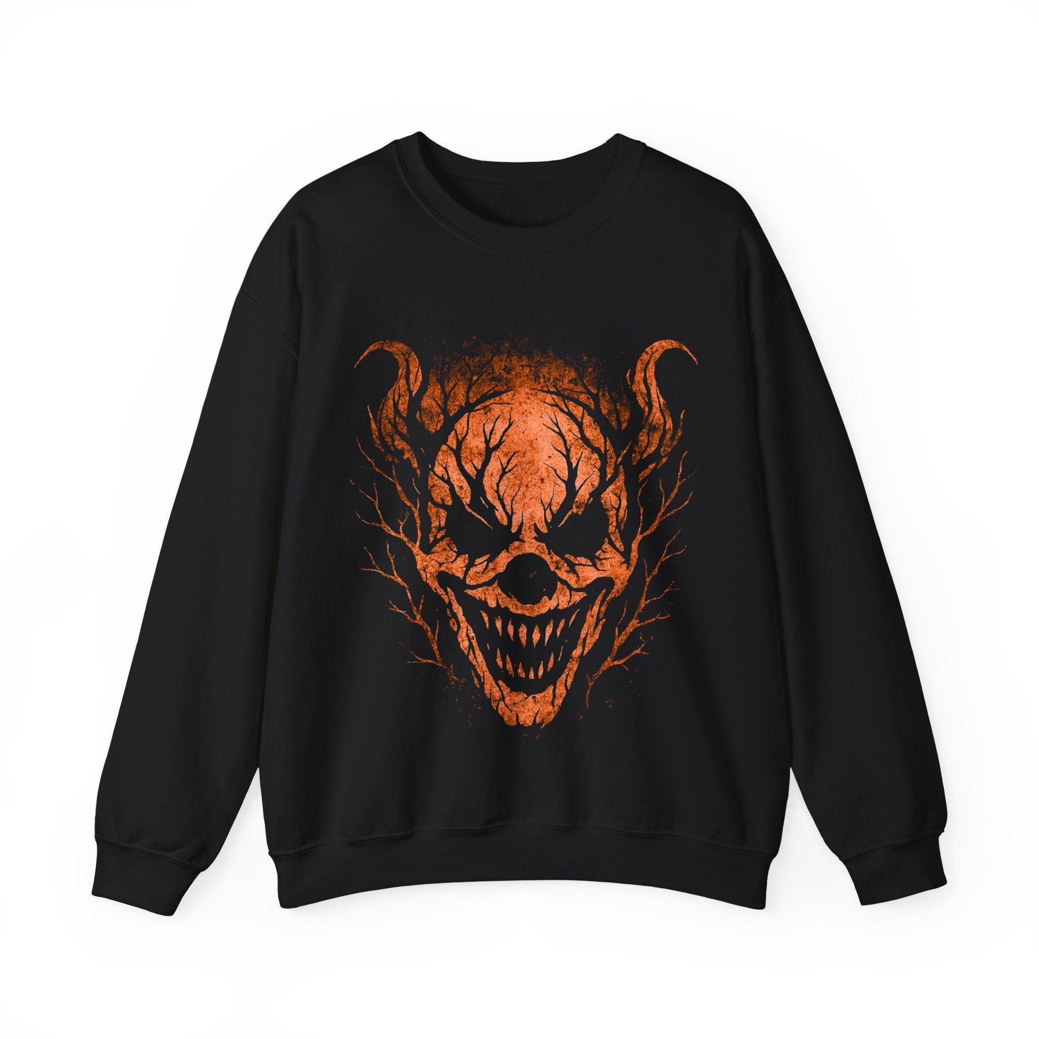 Halloween Horror Unisex Crewneck Sweatshirt with Spooky Design