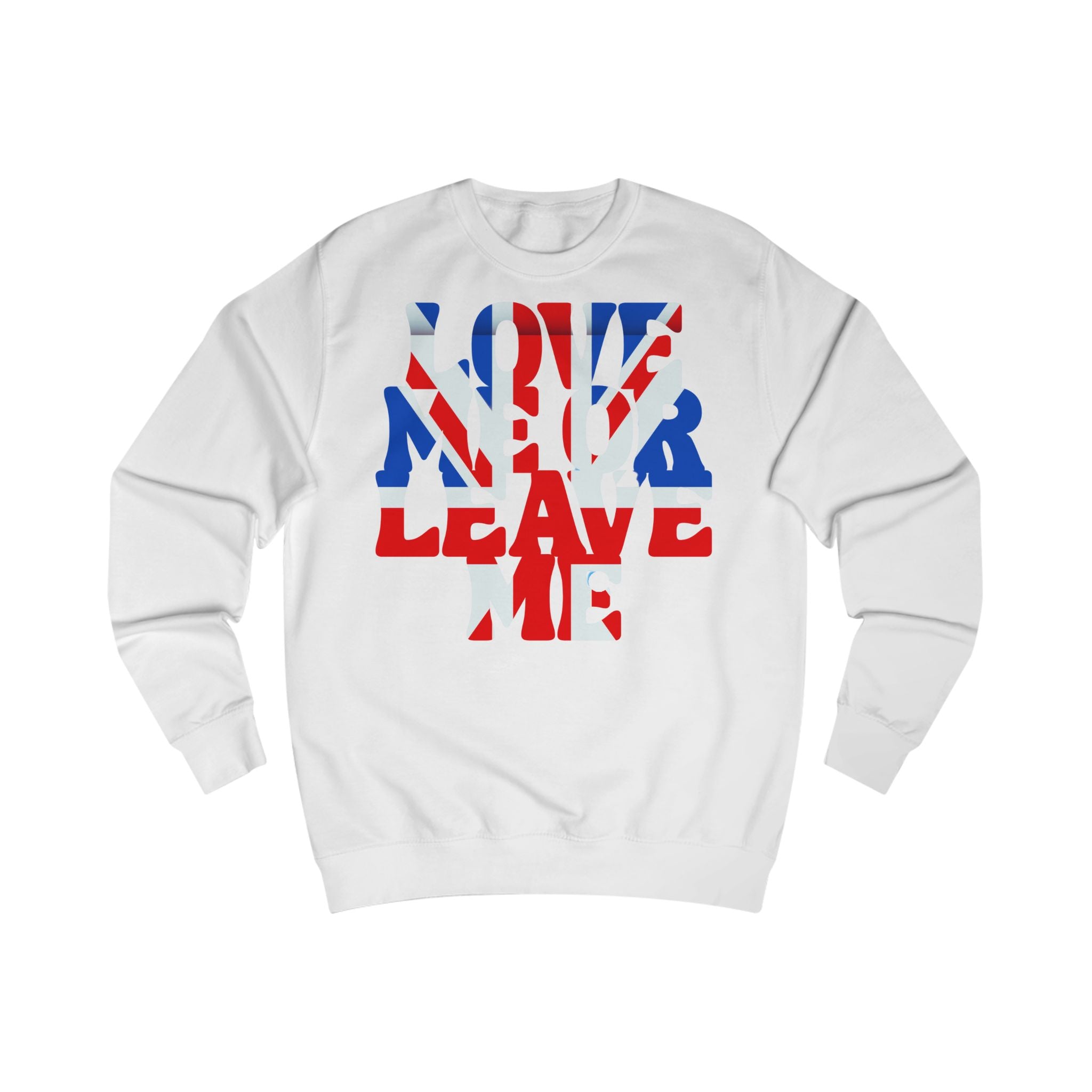 Union Jack Love Sweatshirt, British Pride, Unisex Clothing, Cozy Gift, Fall Fashion, Casual Wear, Travel Souvenir
