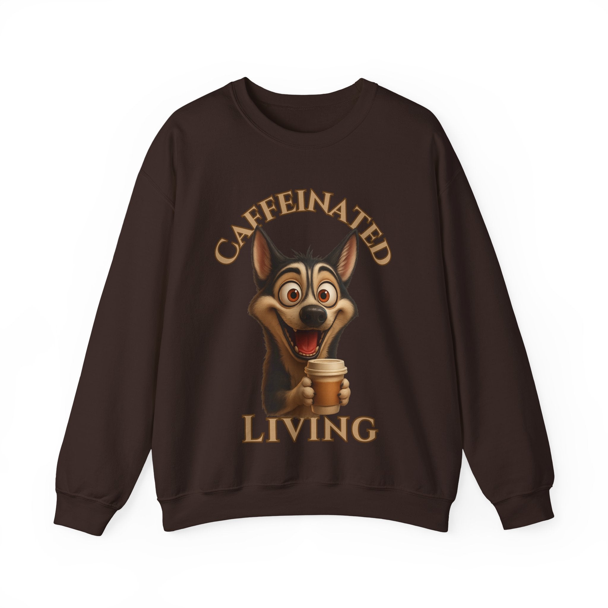 Caffeinated Living Crewneck Sweatshirt