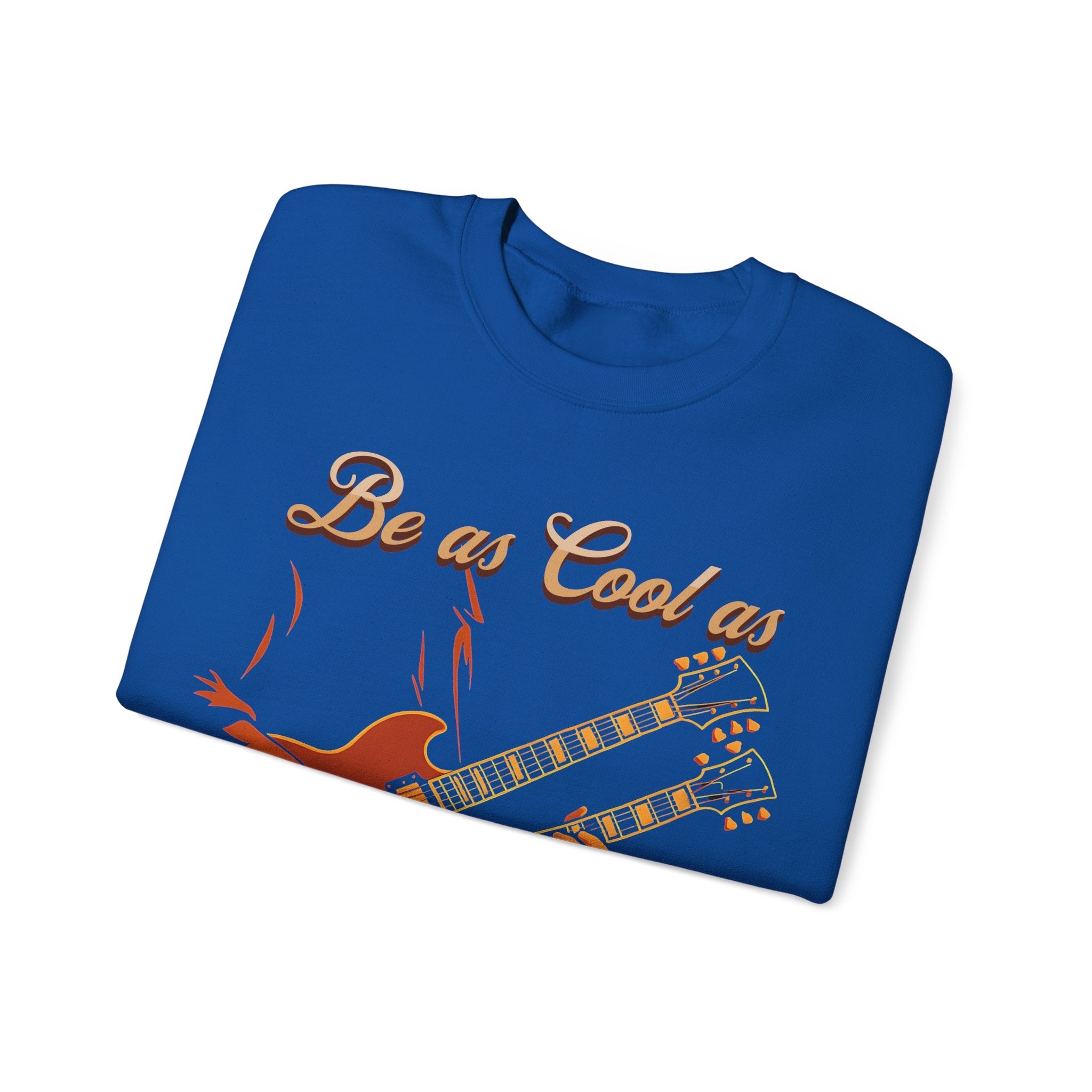 Vintage Guitar Solo Crewneck Sweatshirt | Be as Cool as a 70's Guitar Solo