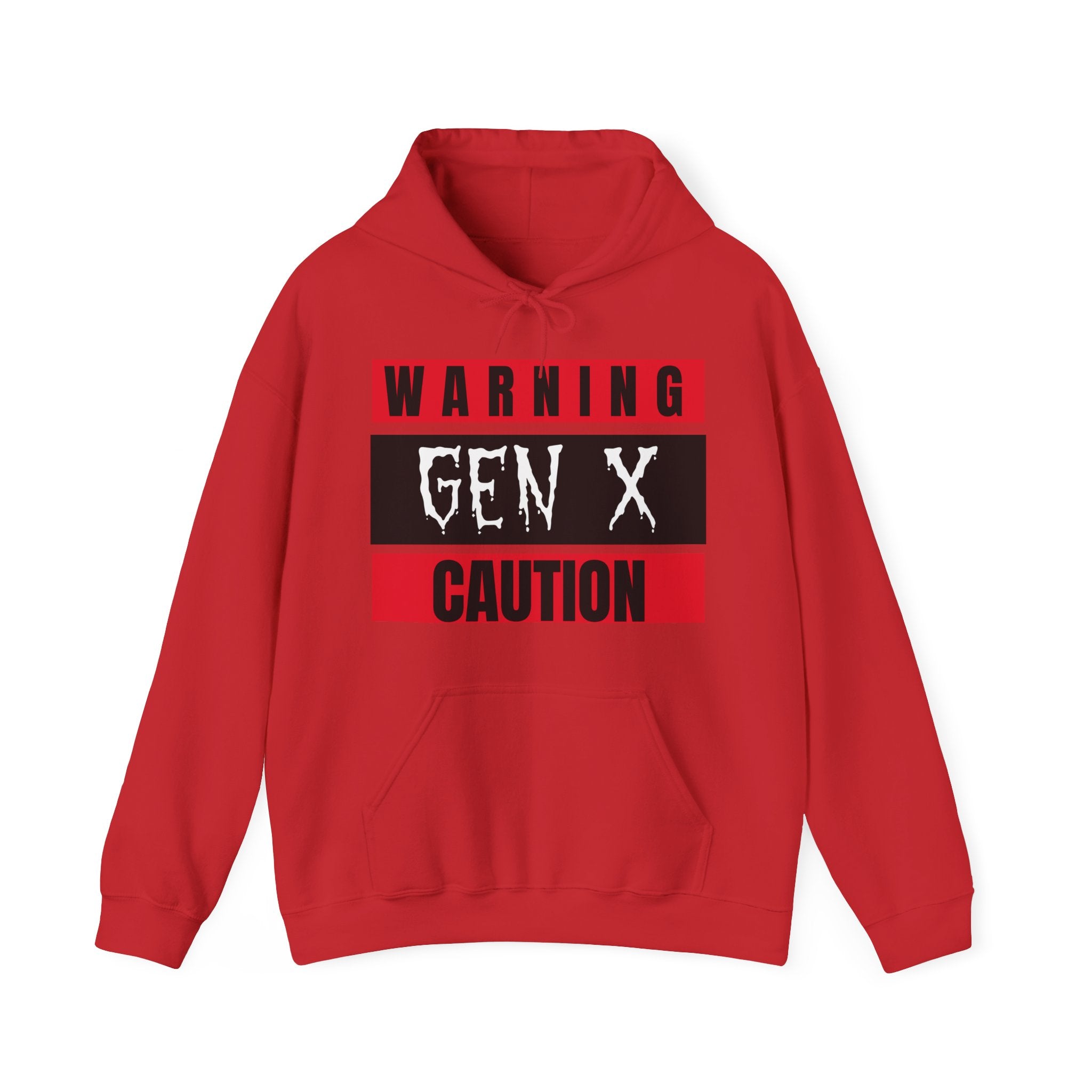 Warning Gen X Caution Hoodie, Unisex Sweatshirt, Funny Sweatshirt, Birthday Gift, Casual Wear