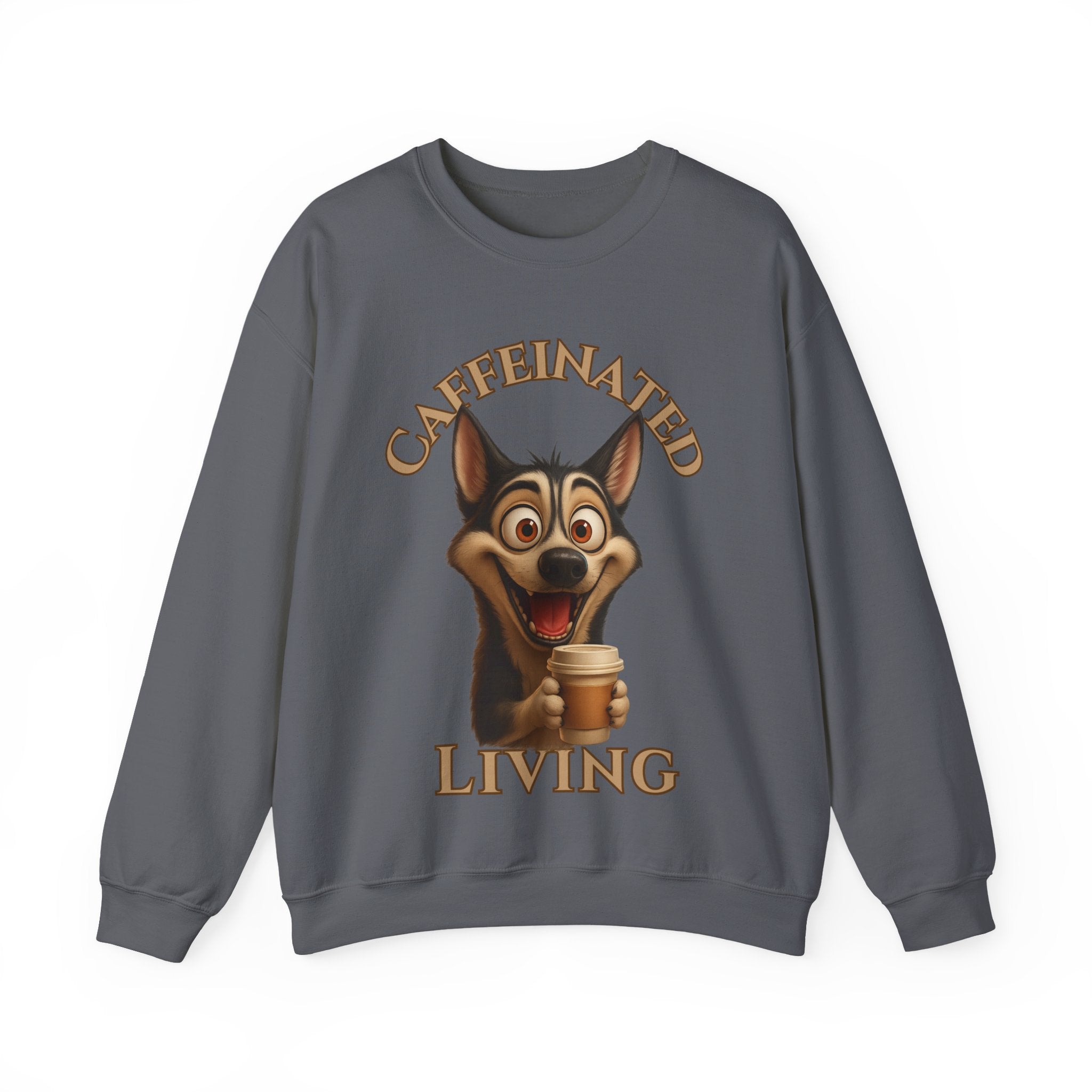 Caffeinated Living Crewneck Sweatshirt