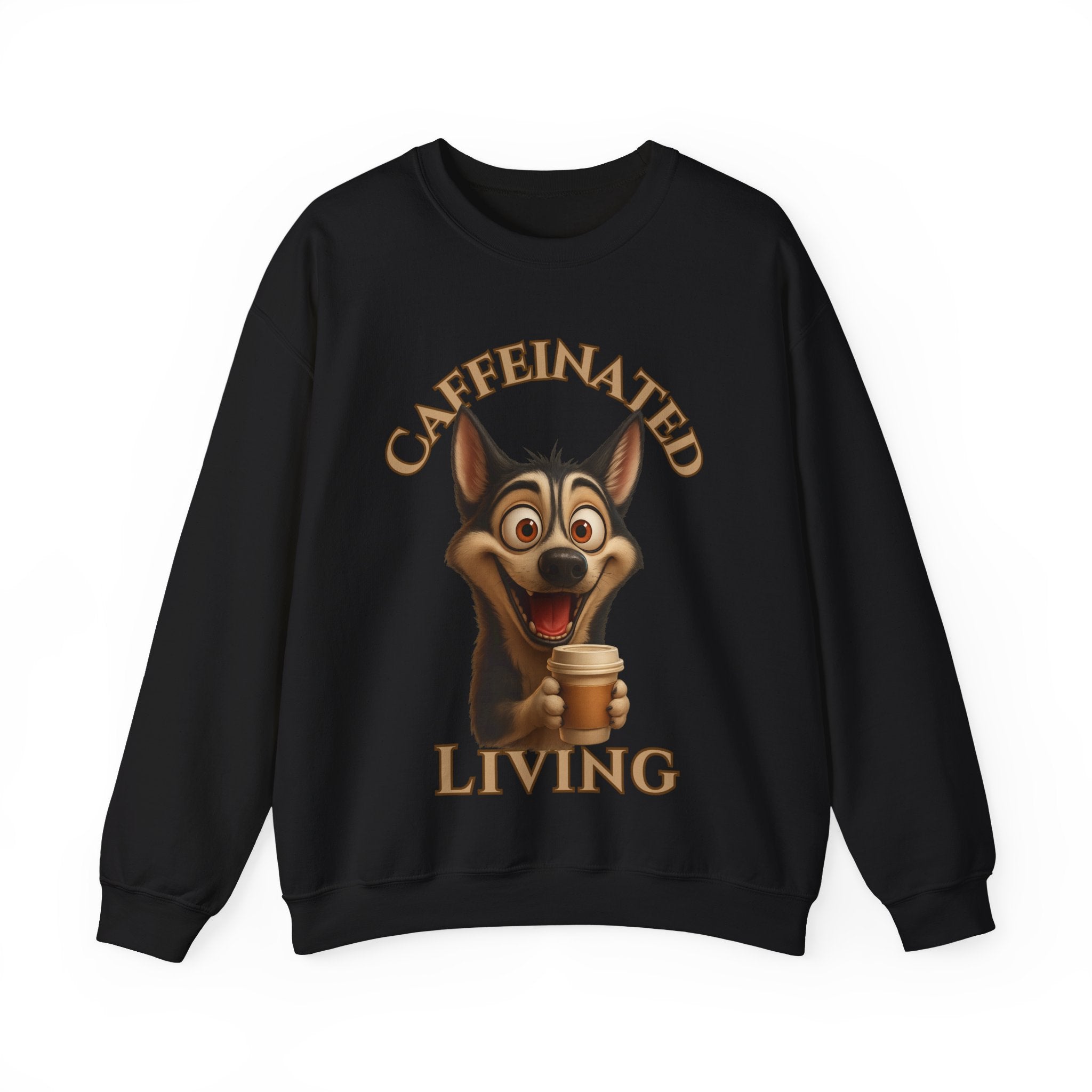 Caffeinated Living Crewneck Sweatshirt