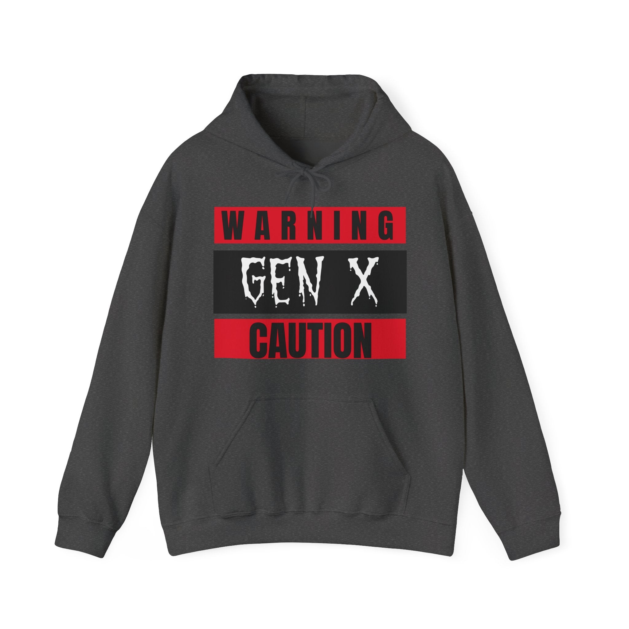 Warning Gen X Caution Hoodie, Unisex Sweatshirt, Funny Sweatshirt, Birthday Gift, Casual Wear