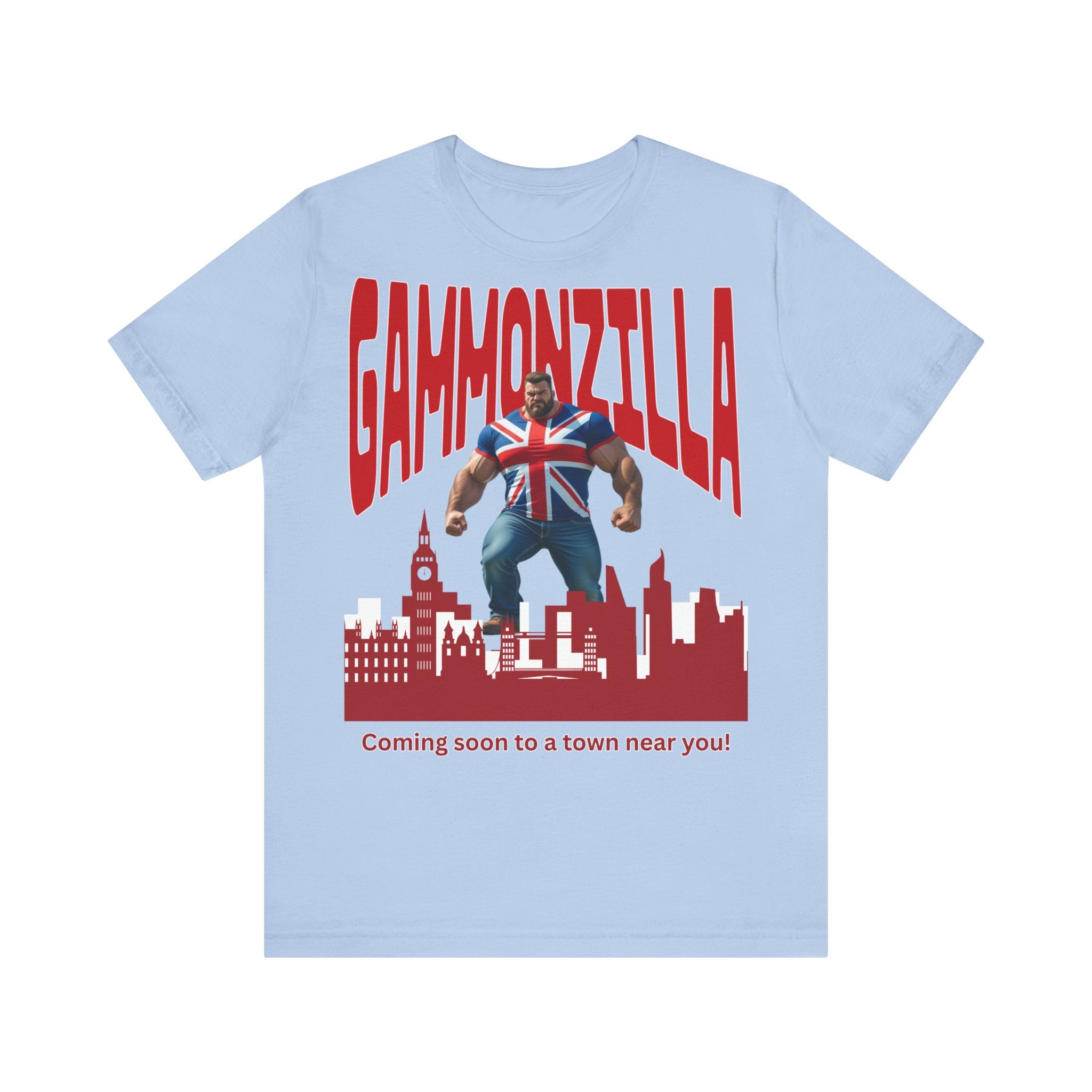 Gammonzilla Unisex Tee | Funny Graphic T-Shirt for Casual Wear, Gift for Comic Fans, Birthday Gift, Novelty Tee, Unique Humor Shirt