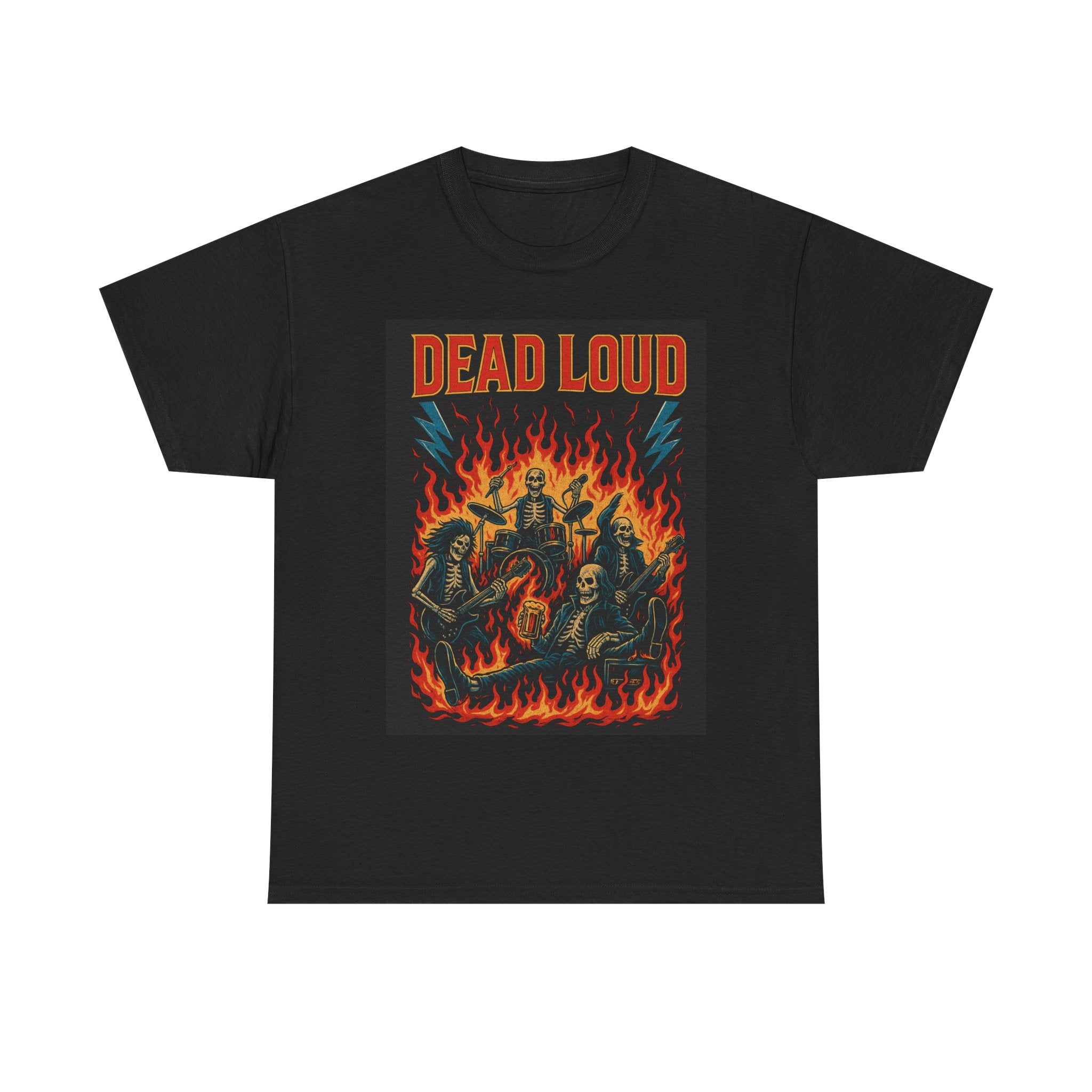 Unisex Heavy Metal Tee - Dead Loud T-Shirt, Rock Music Apparel, Grunge Style Shirt, Concert Outfit, Gift for Music Lovers