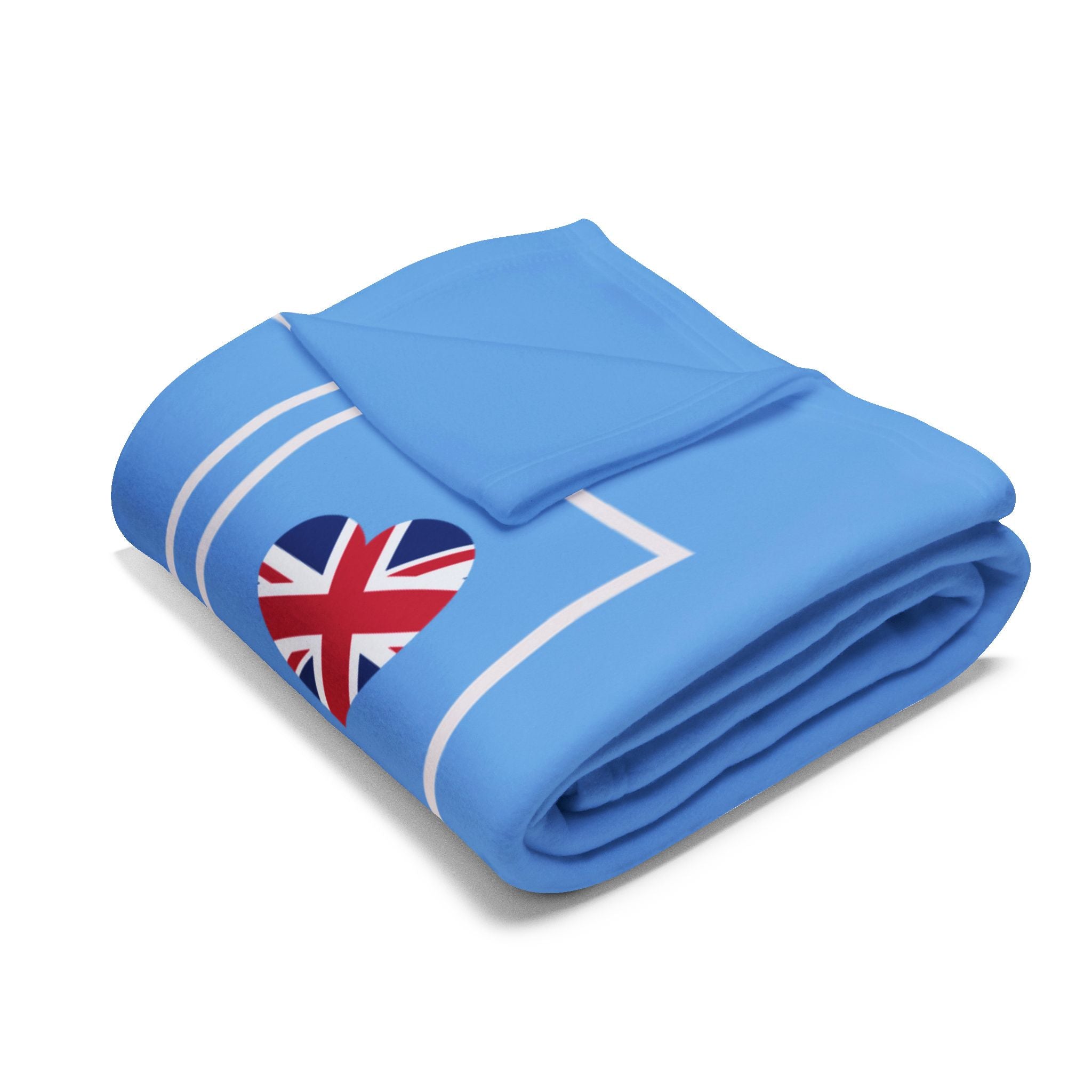 Cozy British Flag Fleece Blanket, Warm Throw Blanket for Home, UK Pride Decor, Love Gift for Her, Room Accessory
