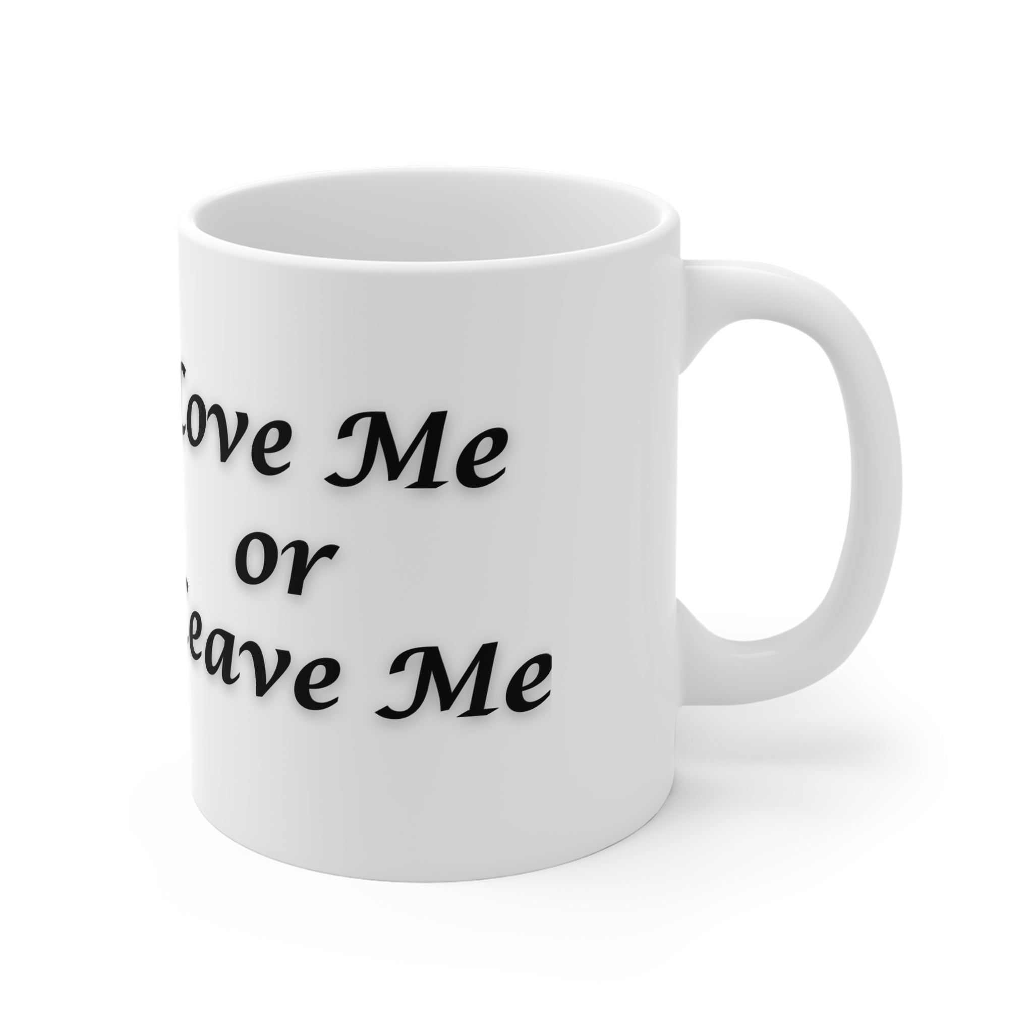 Love it or Leave it Mug, 11oz White Coffee Cup, British Flag Gift, Tea Lovers Present, Home Decor, Kitchenware