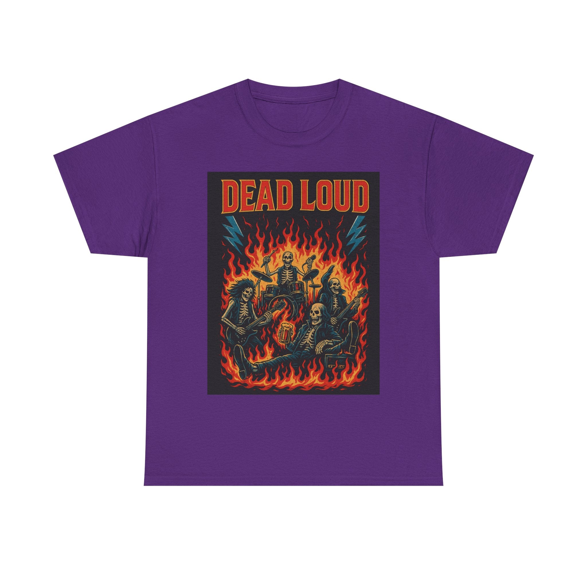 Unisex Heavy Metal Tee - Dead Loud T-Shirt, Rock Music Apparel, Grunge Style Shirt, Concert Outfit, Gift for Music Lovers