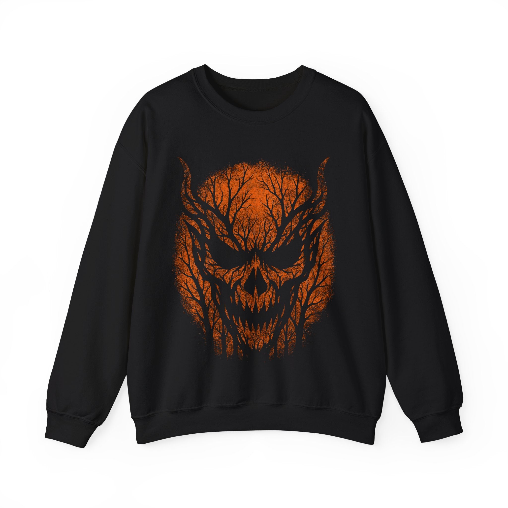 Dark Forest Skull Crewneck Sweatshirt