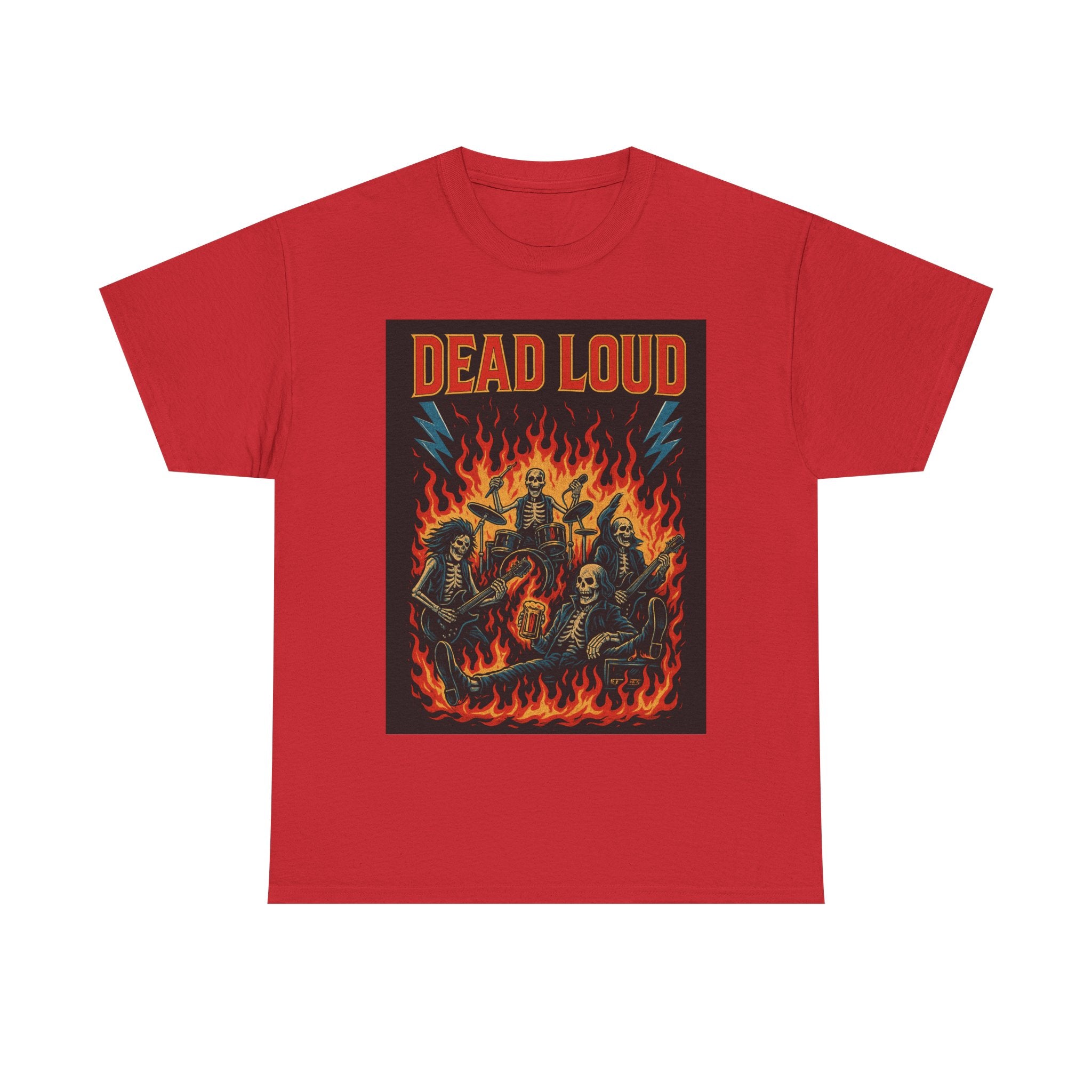 Unisex Heavy Metal Tee - Dead Loud T-Shirt, Rock Music Apparel, Grunge Style Shirt, Concert Outfit, Gift for Music Lovers