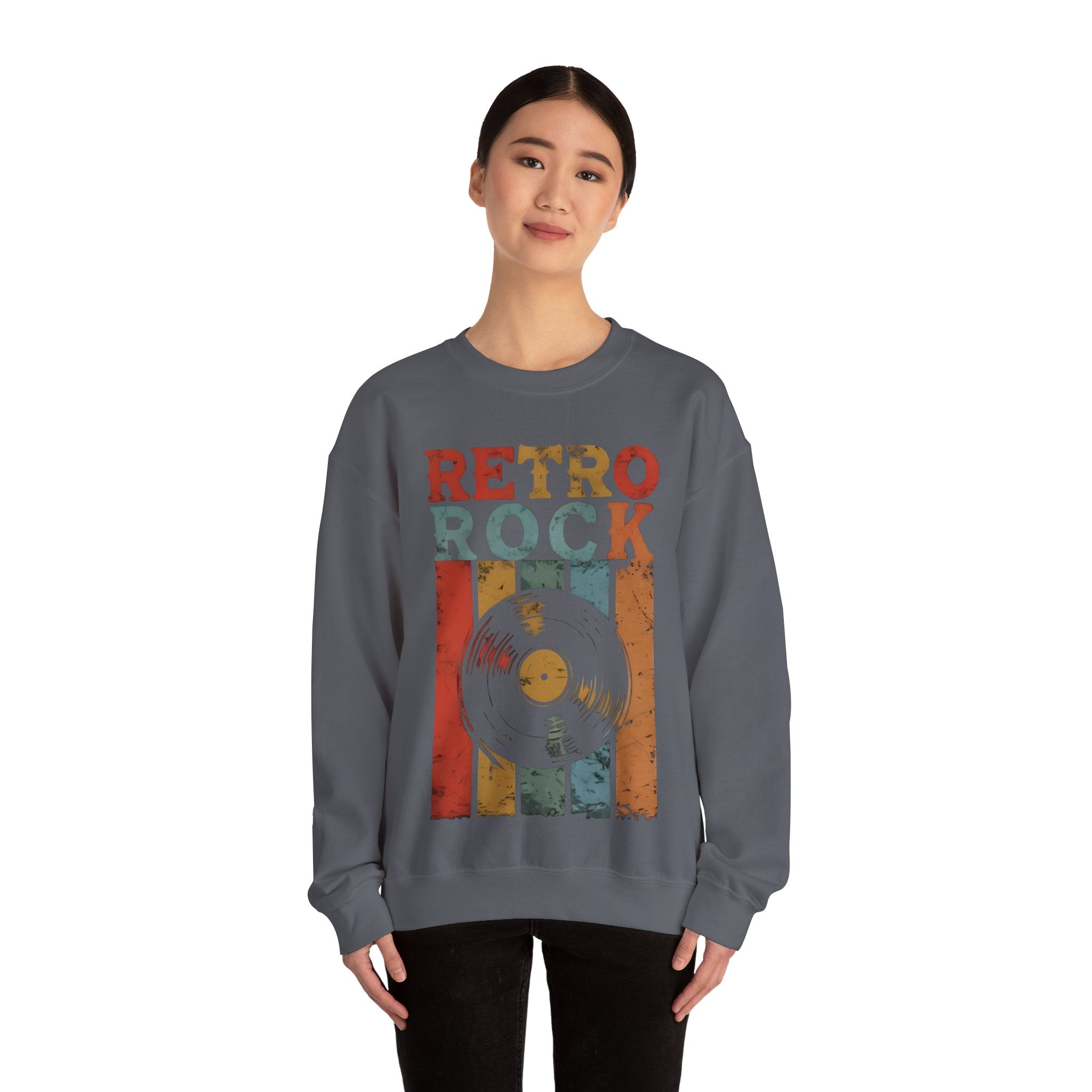 Retro Rock Unisex Crewneck Sweatshirt - Vintage Music Vibes