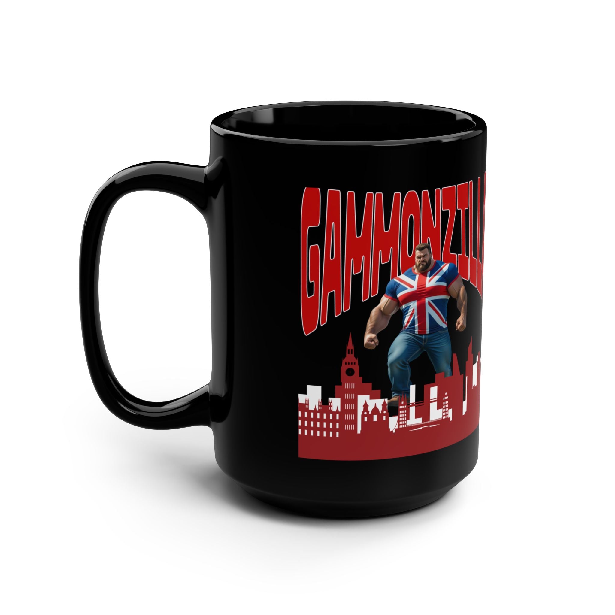 Gammonzilla Mug, Gift for Comic Fans, Unique Coffee Cup, Geeky Kitchenware, Fun Drinkware, Birthday Gift Idea