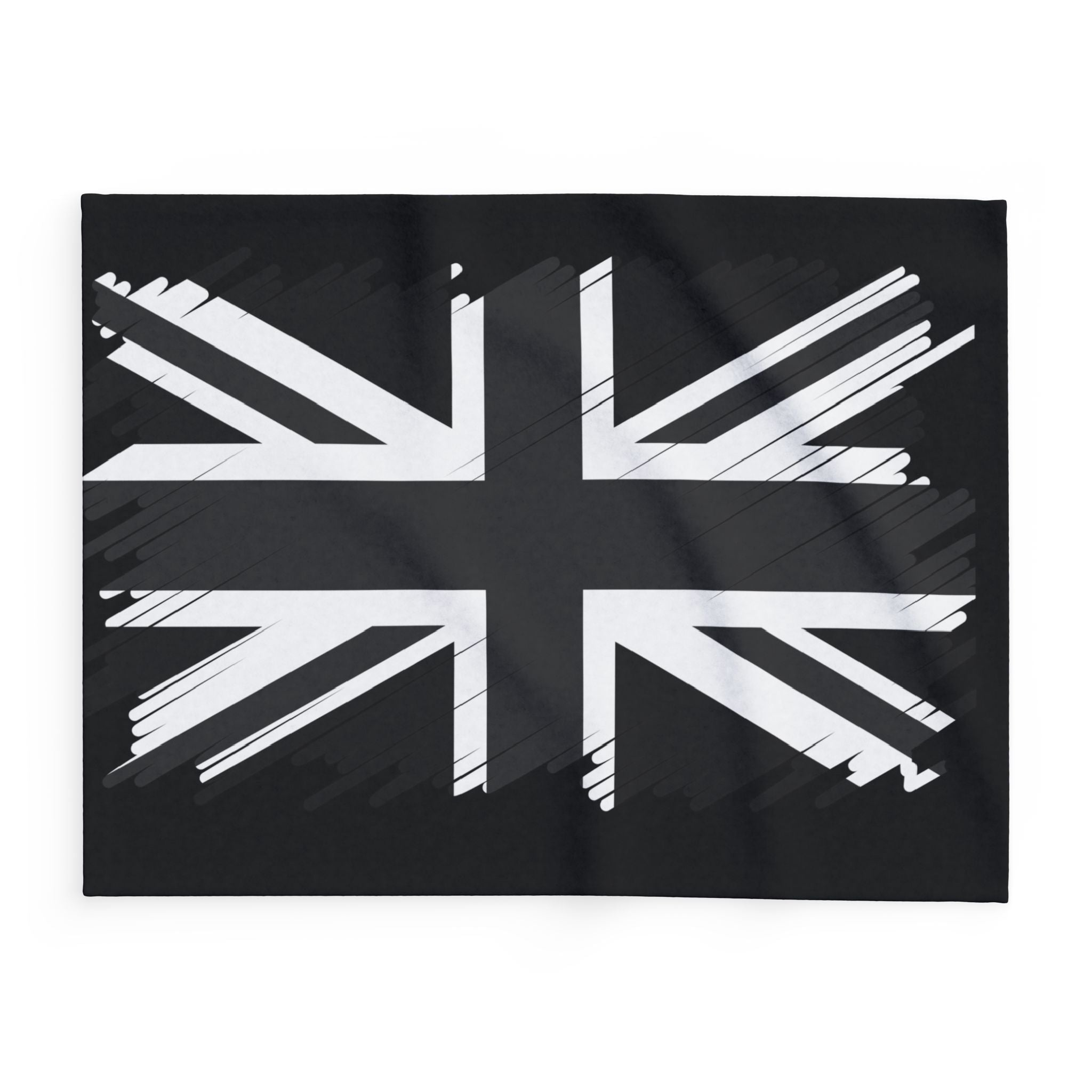 Union Jack Arctic Fleece Blanket, Cozy Throw for Home Decor, British Flag Blanket, Gift for Travelers, Living Room Accent