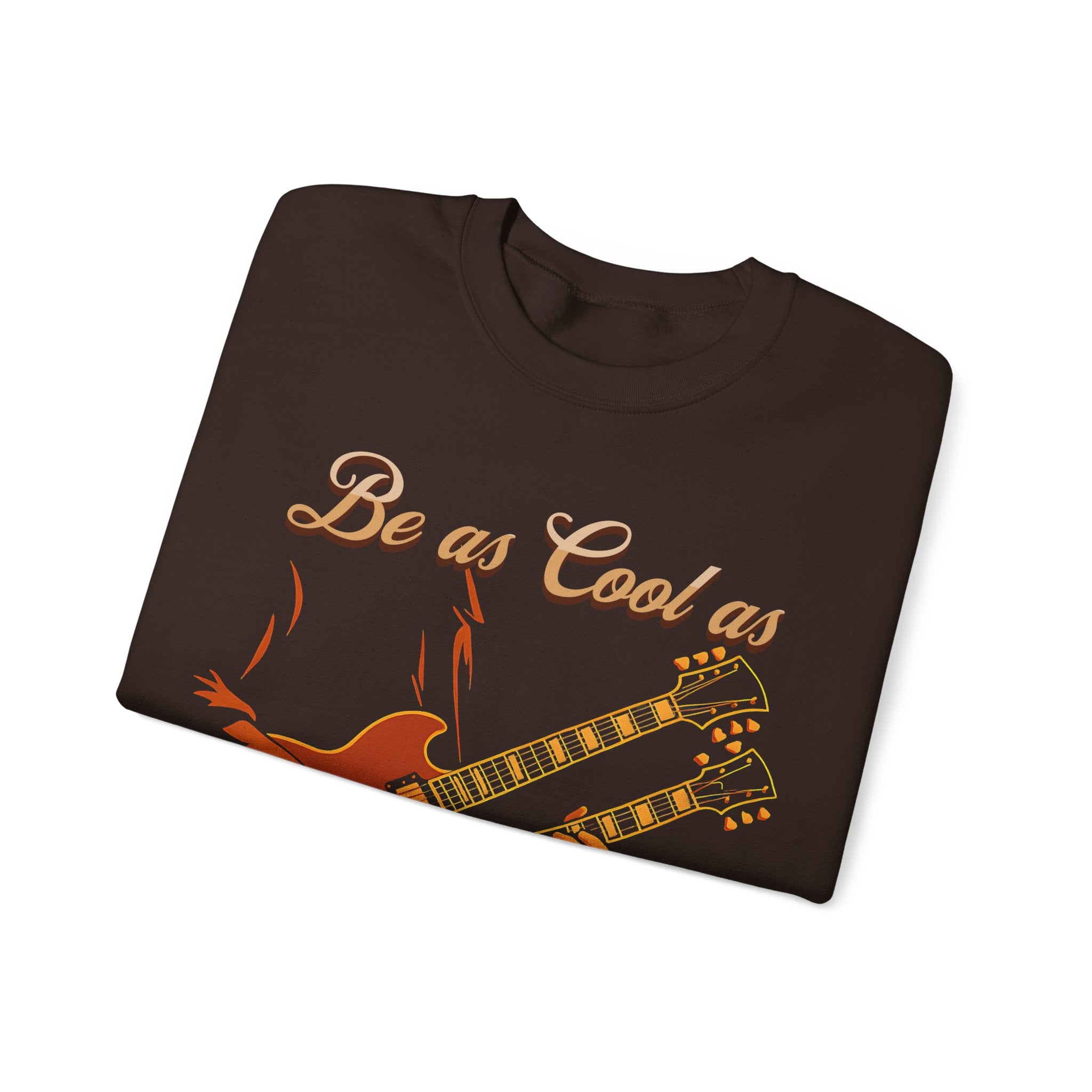 Vintage Guitar Solo Crewneck Sweatshirt | Be as Cool as a 70's Guitar Solo