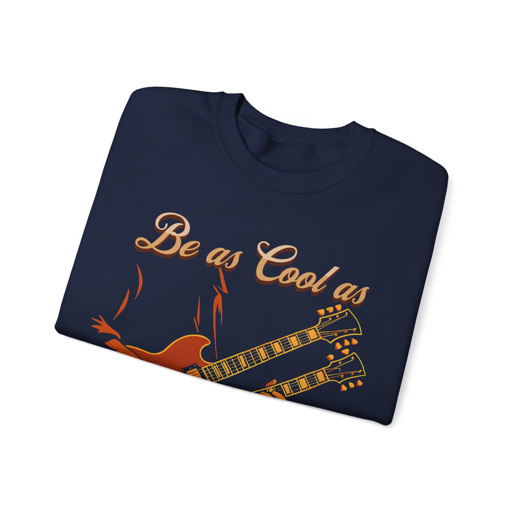 Vintage Guitar Solo Crewneck Sweatshirt | Be as Cool as a 70's Guitar Solo