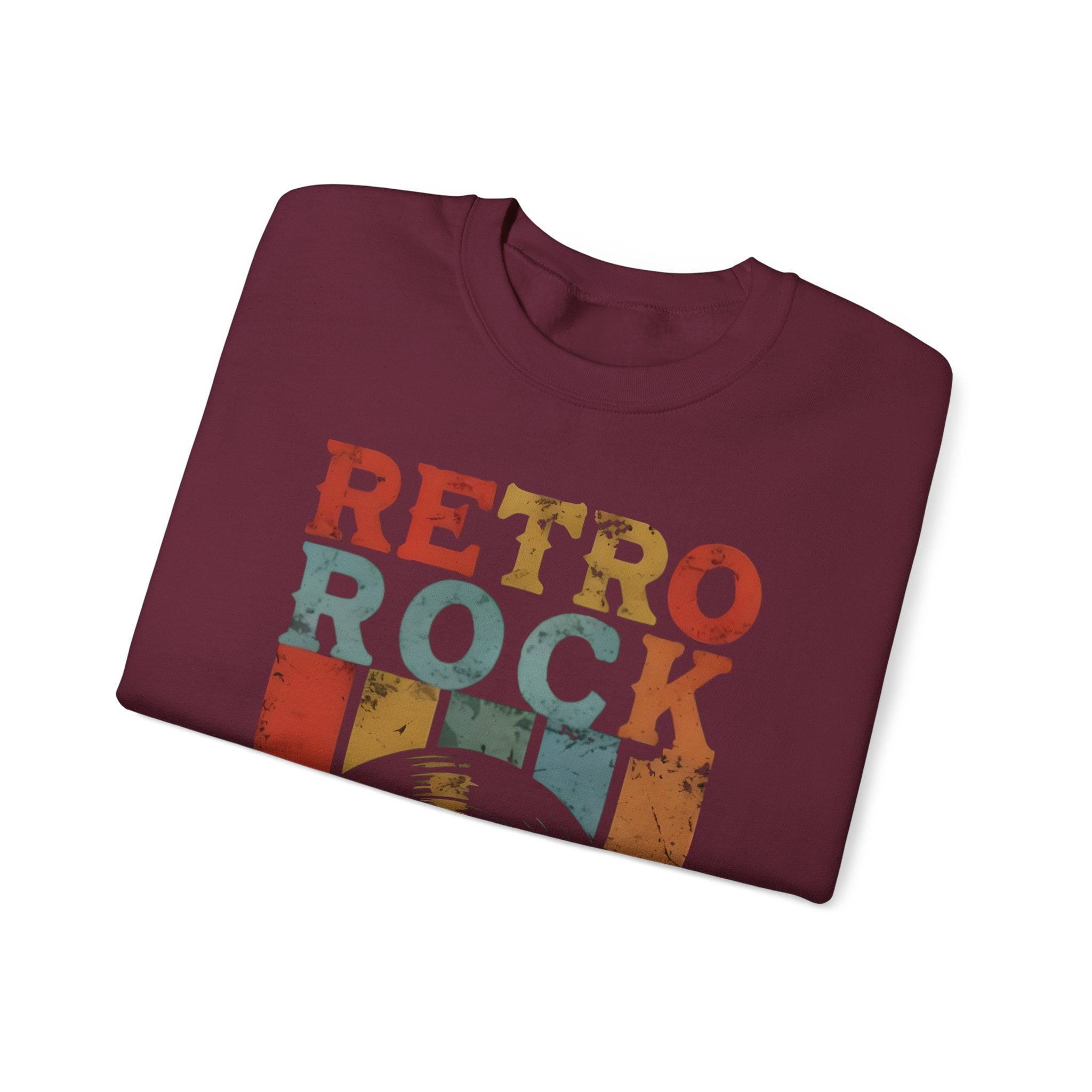 Retro Rock Unisex Crewneck Sweatshirt - Vintage Music Vibes