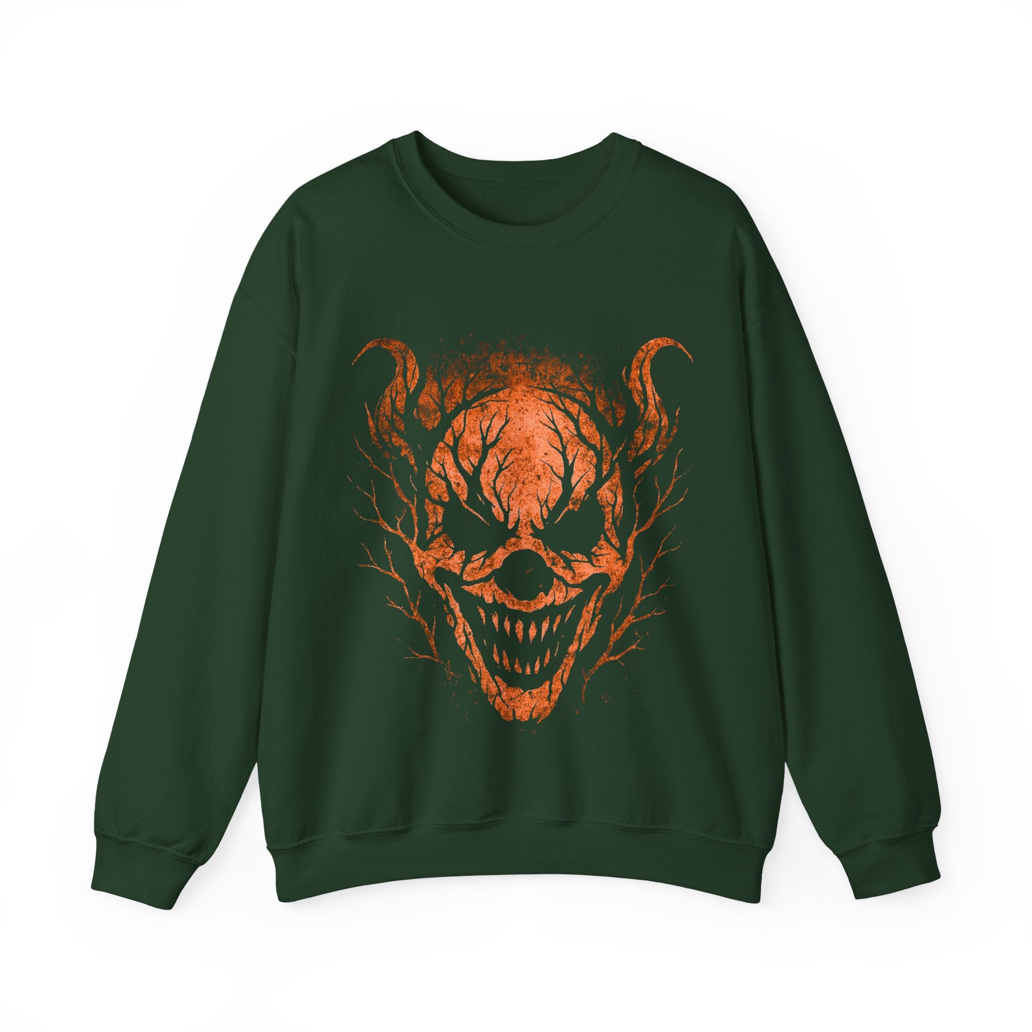 Halloween Horror Unisex Crewneck Sweatshirt with Spooky Design