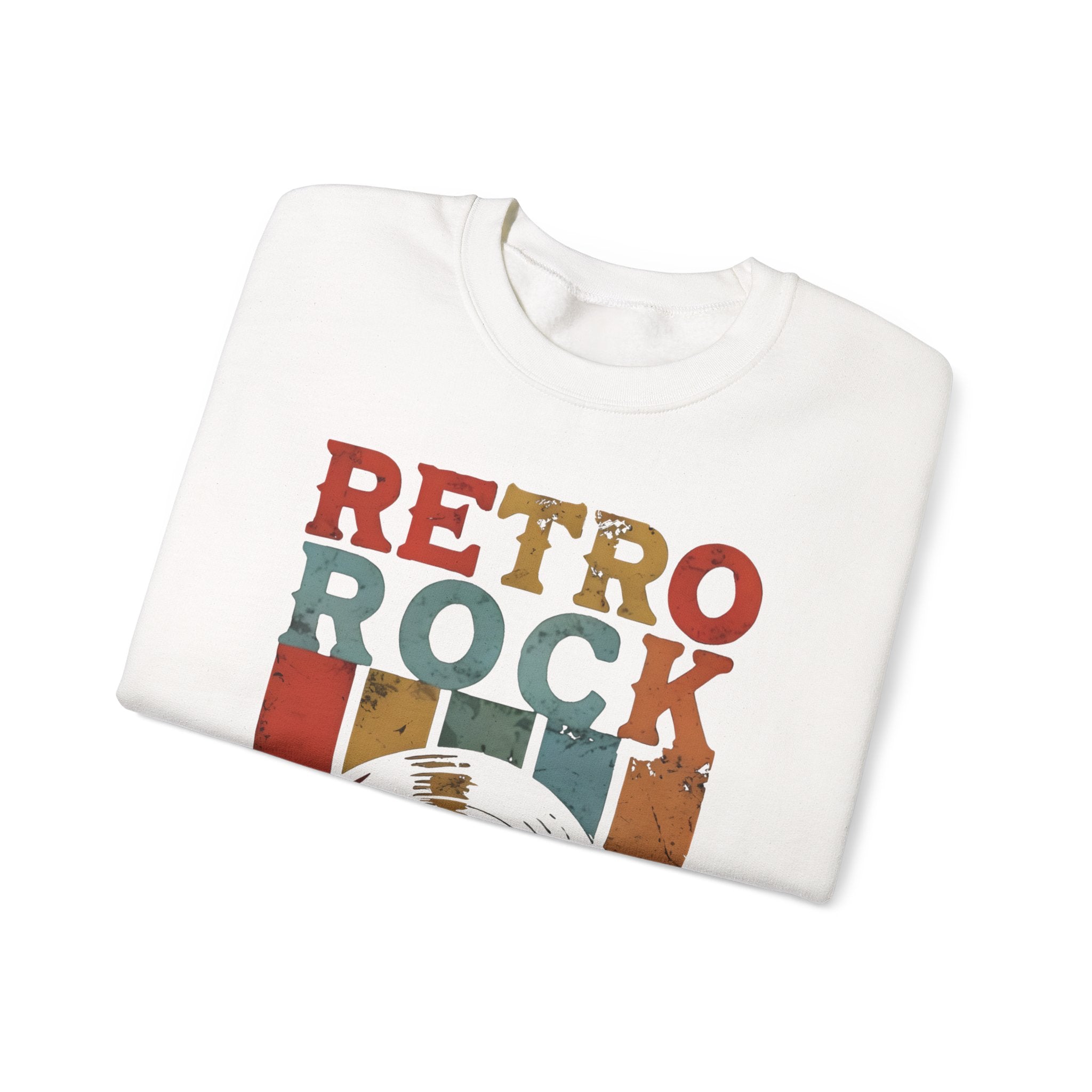 Retro Rock Unisex Crewneck Sweatshirt - Vintage Music Vibes