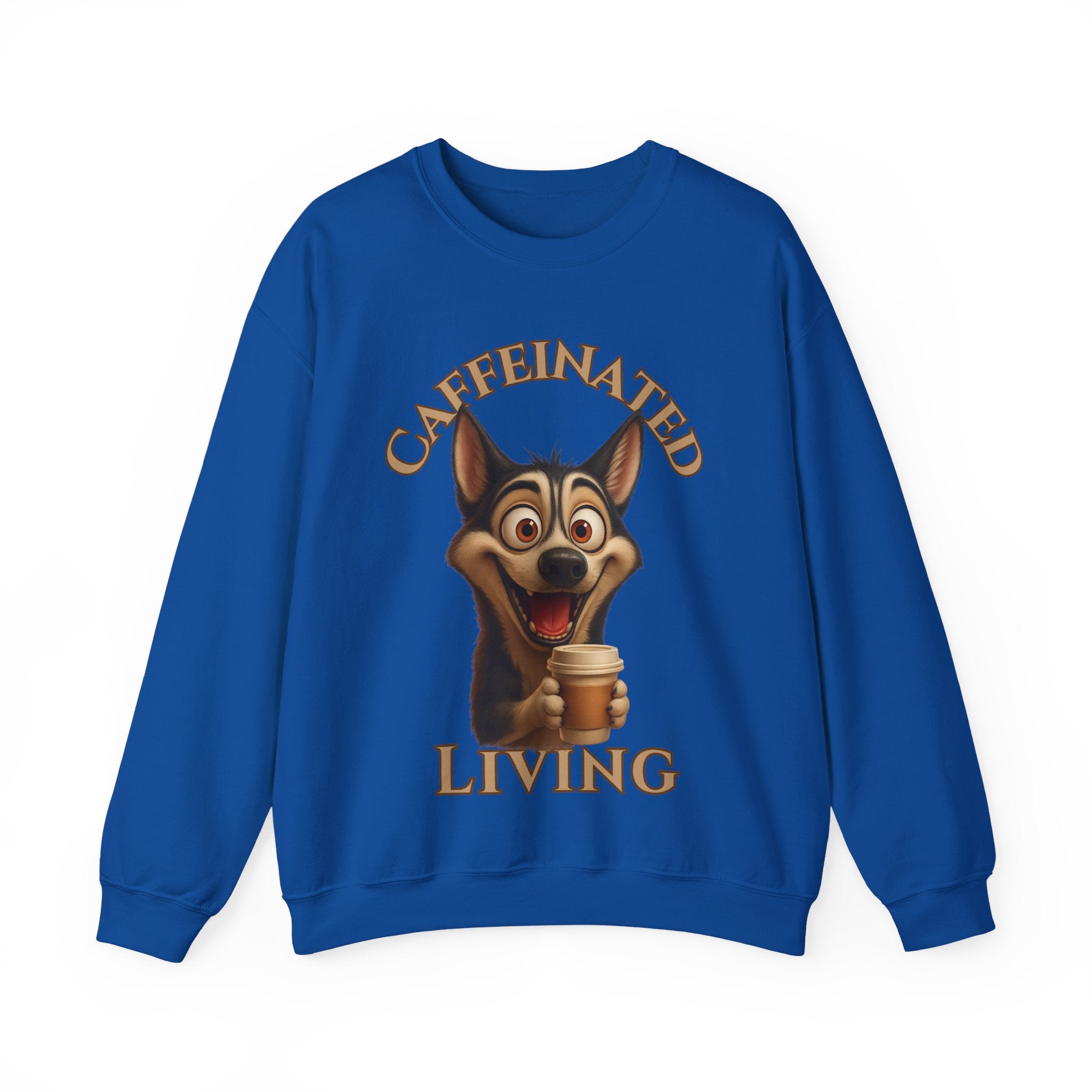 Caffeinated Living Crewneck Sweatshirt