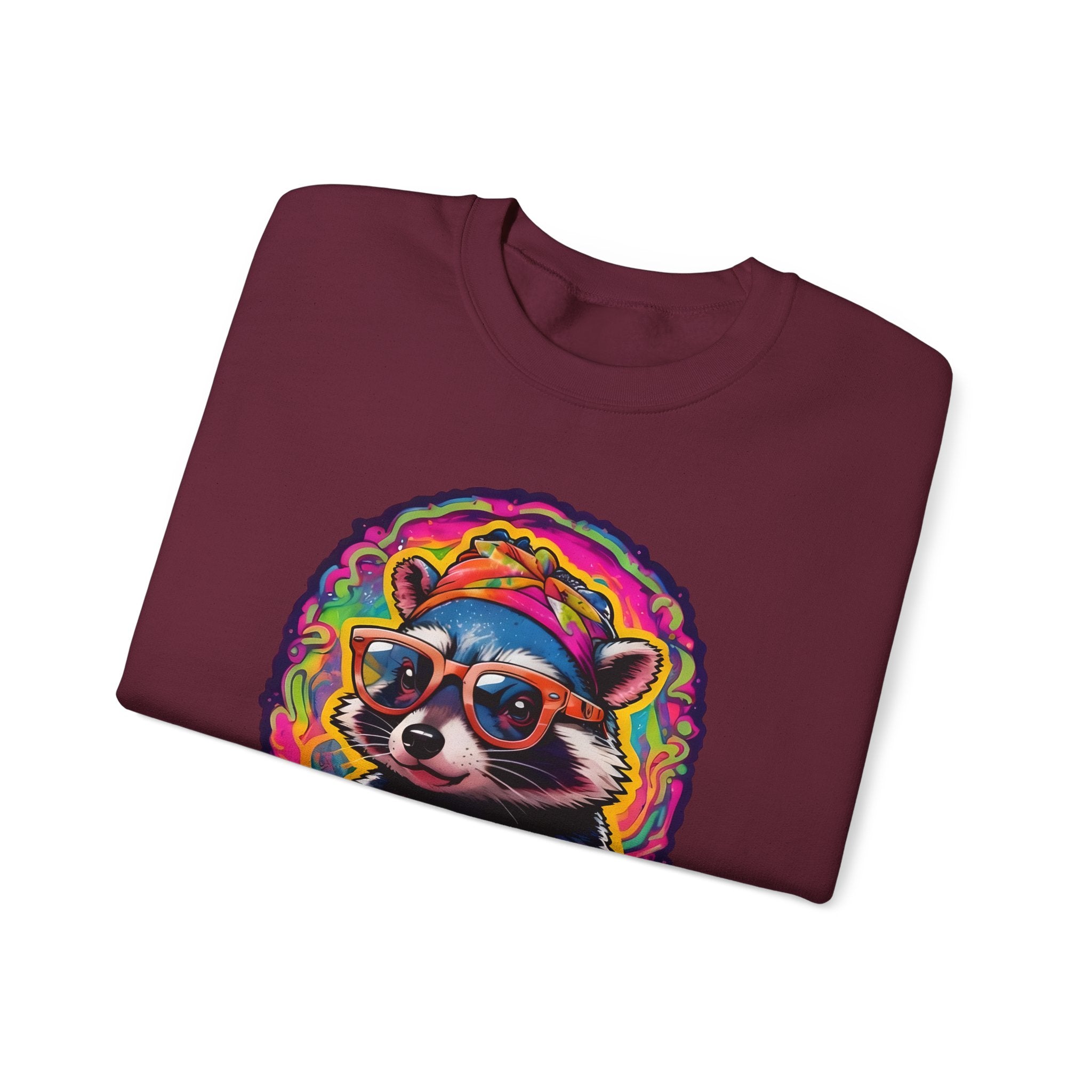 Stay Groovy Raccoon Sweatshirt