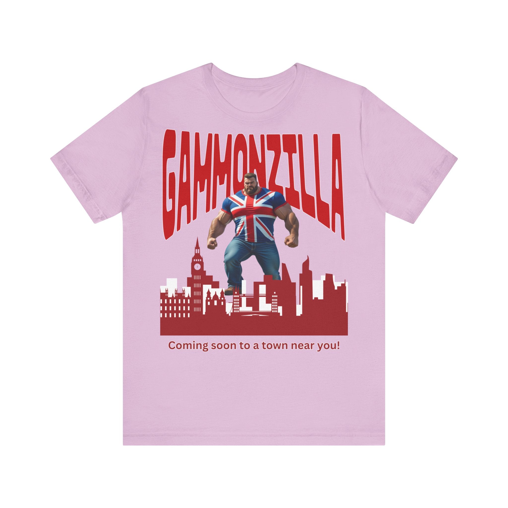 Gammonzilla Unisex Tee | Funny Graphic T-Shirt for Casual Wear, Gift for Comic Fans, Birthday Gift, Novelty Tee, Unique Humor Shirt