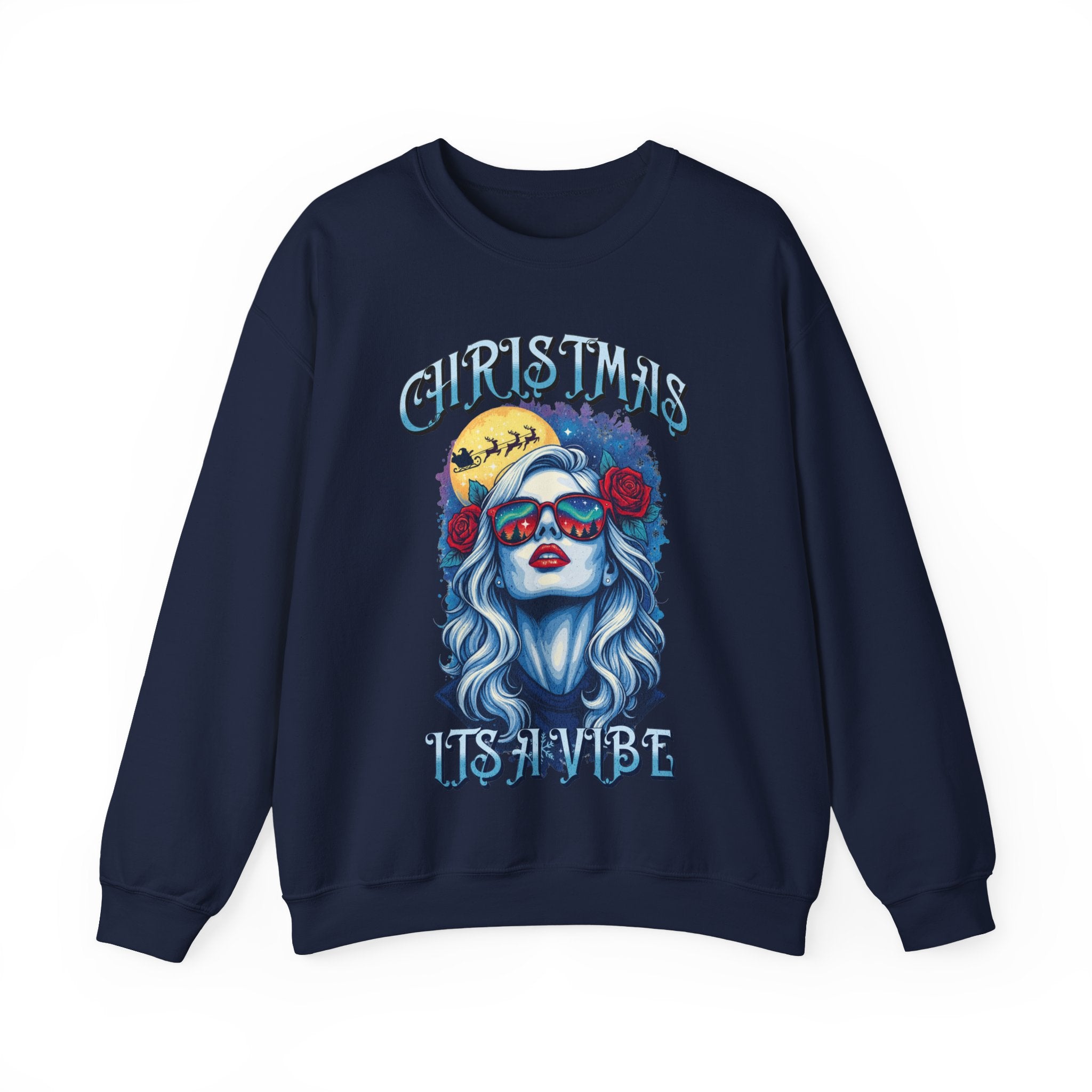 Christmas Sugar Skull Crewneck Sweatshirt