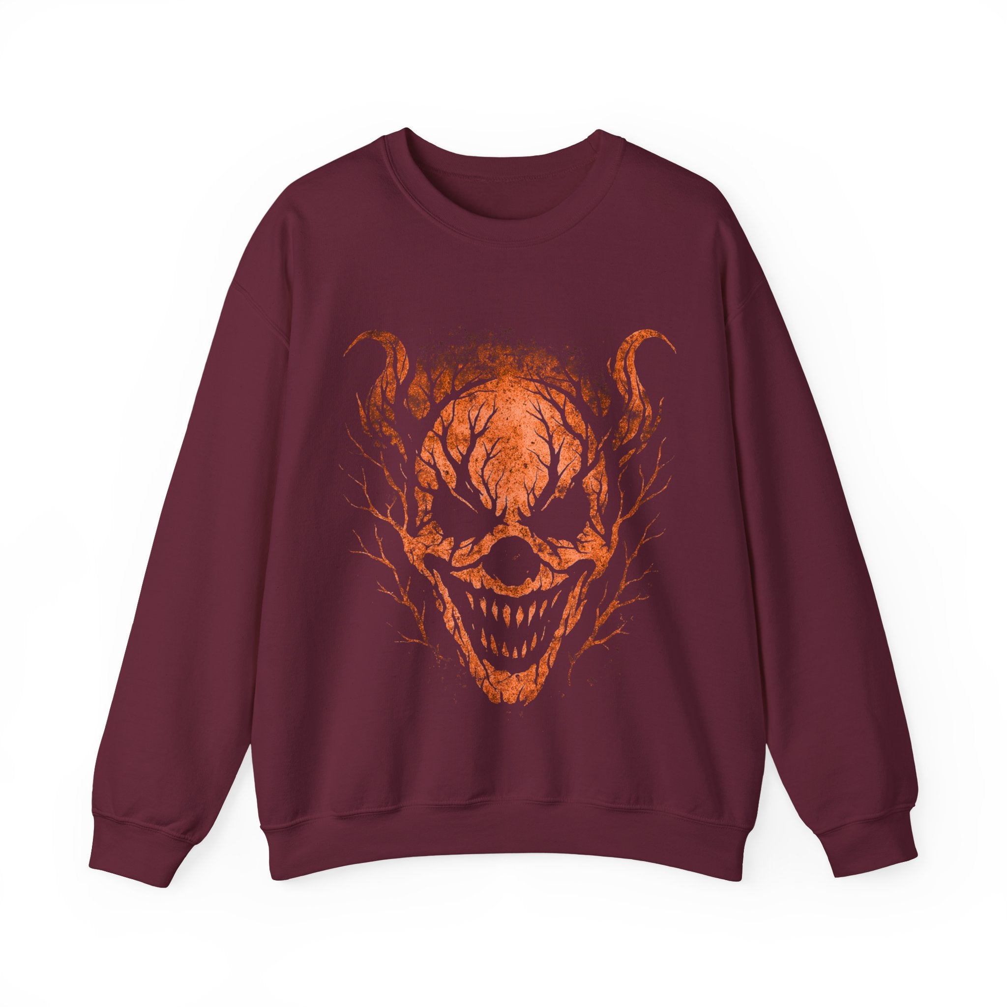 Halloween Horror Unisex Crewneck Sweatshirt with Spooky Design