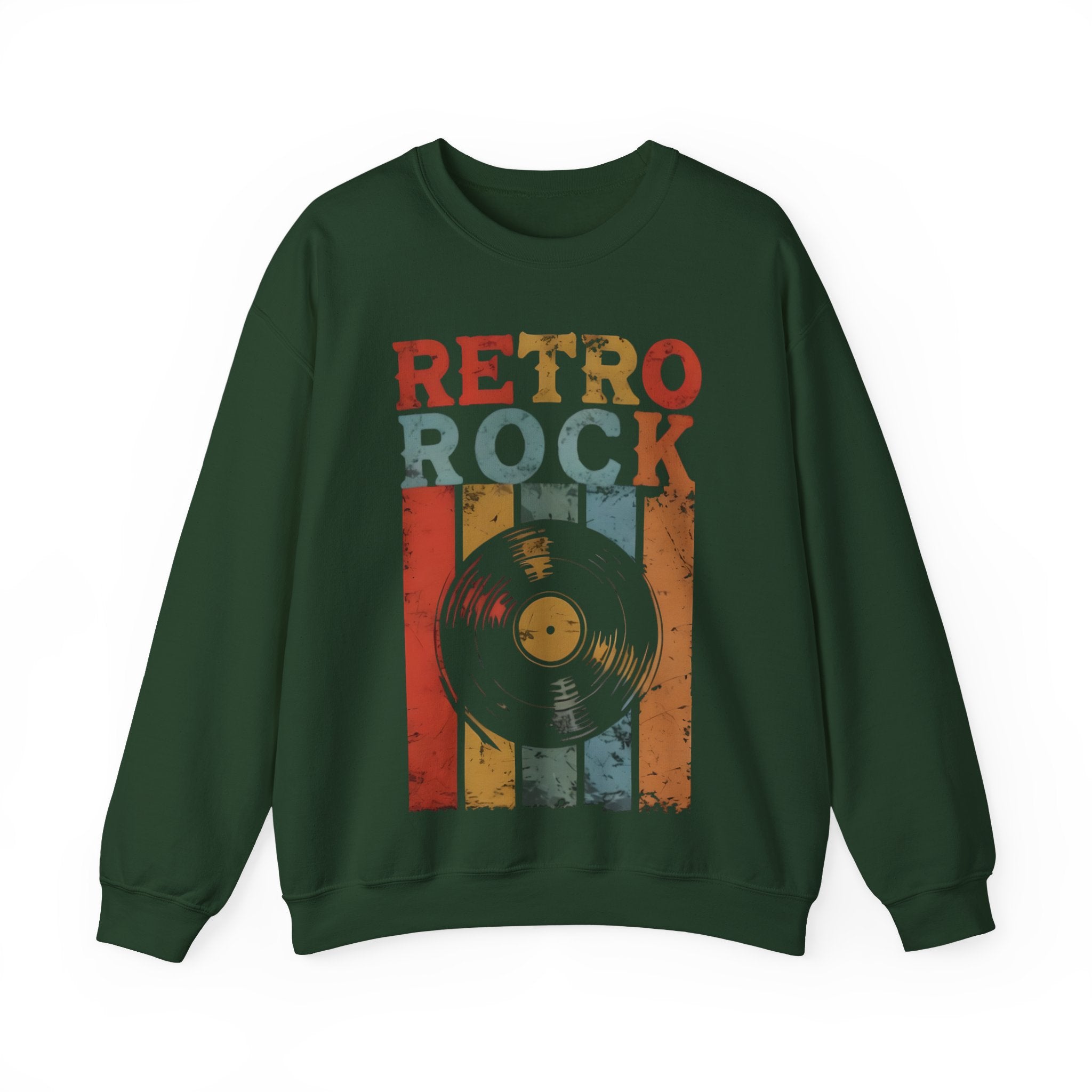 Retro Rock Unisex Crewneck Sweatshirt - Vintage Music Vibes