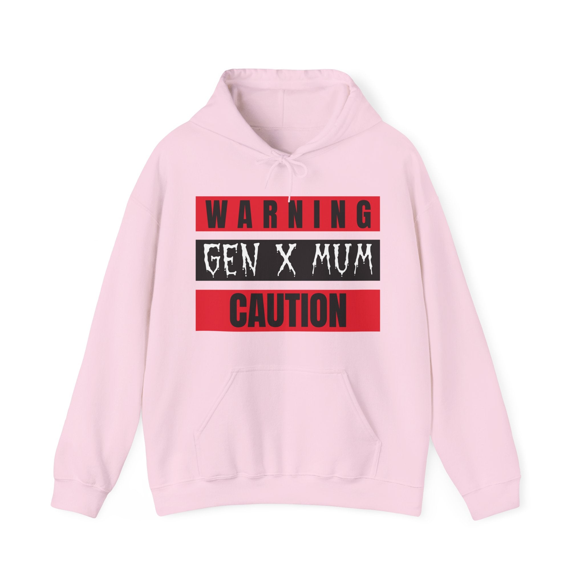 Gen X Mum Caution Hoodie, Unisex Sweatshirt, Warning Hoodie, Gift for Mothers, Casual Wear, Funny Sweatshirt