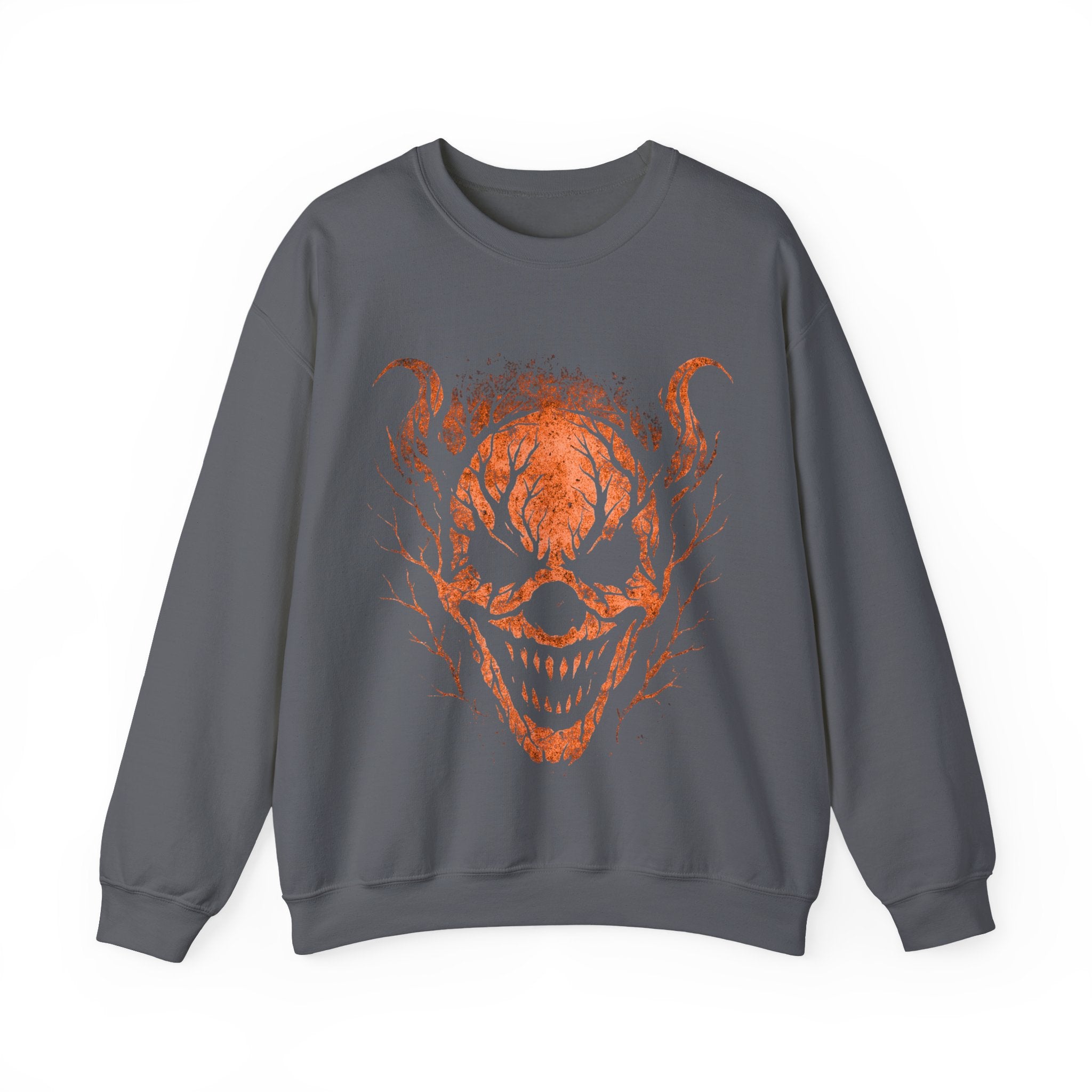 Halloween Horror Unisex Crewneck Sweatshirt with Spooky Design