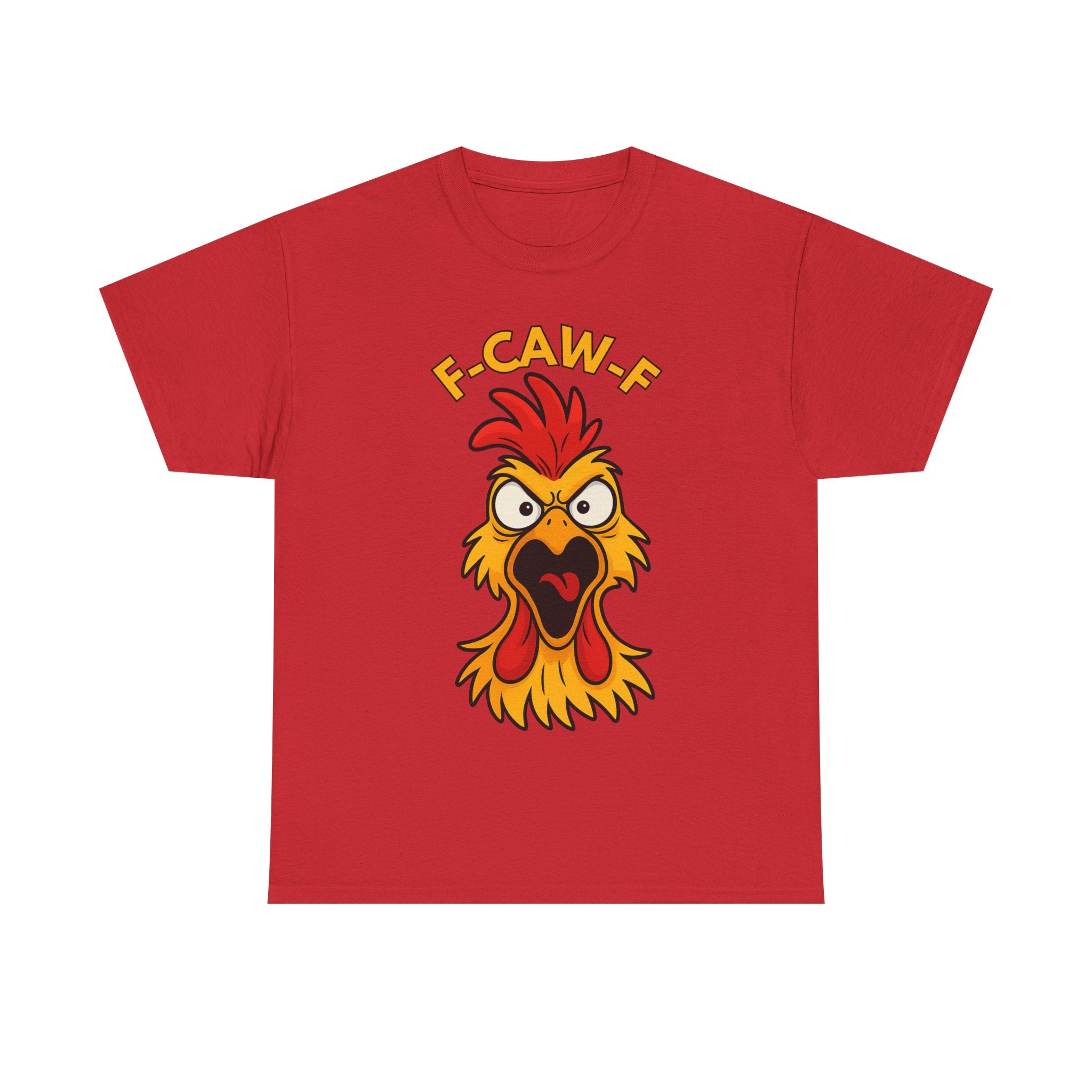 F-Caw-F Funny Chicken Tee for Poultry Lovers, Humor T-Shirt, Gift for Chicken Enthusiasts, Animal Rights, Casual Wear, Farmhouse Style
