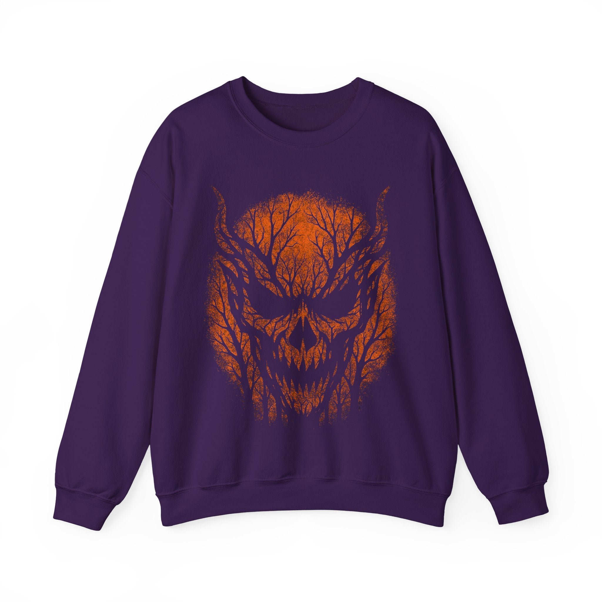 Dark Forest Skull Crewneck Sweatshirt