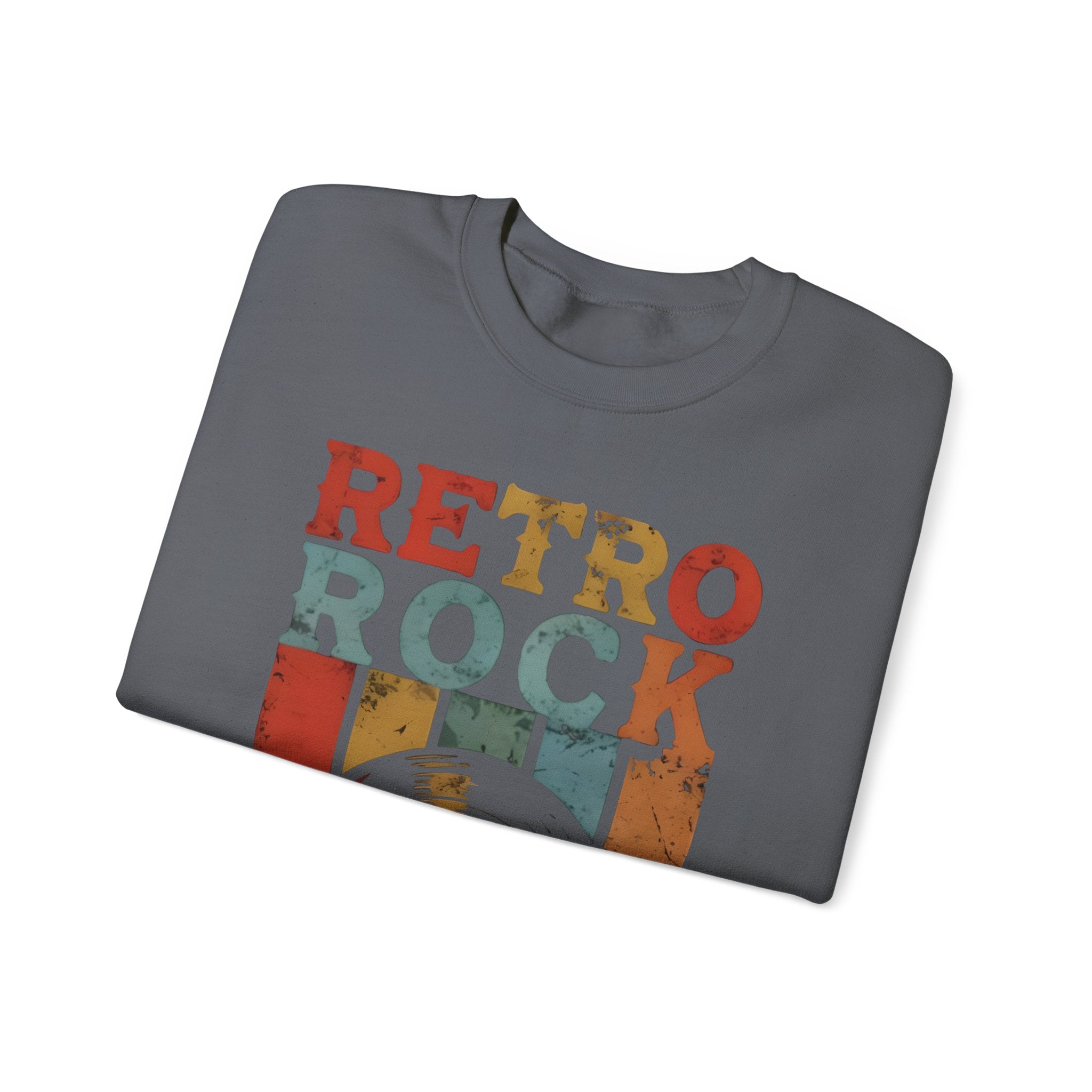 Retro Rock Unisex Crewneck Sweatshirt - Vintage Music Vibes