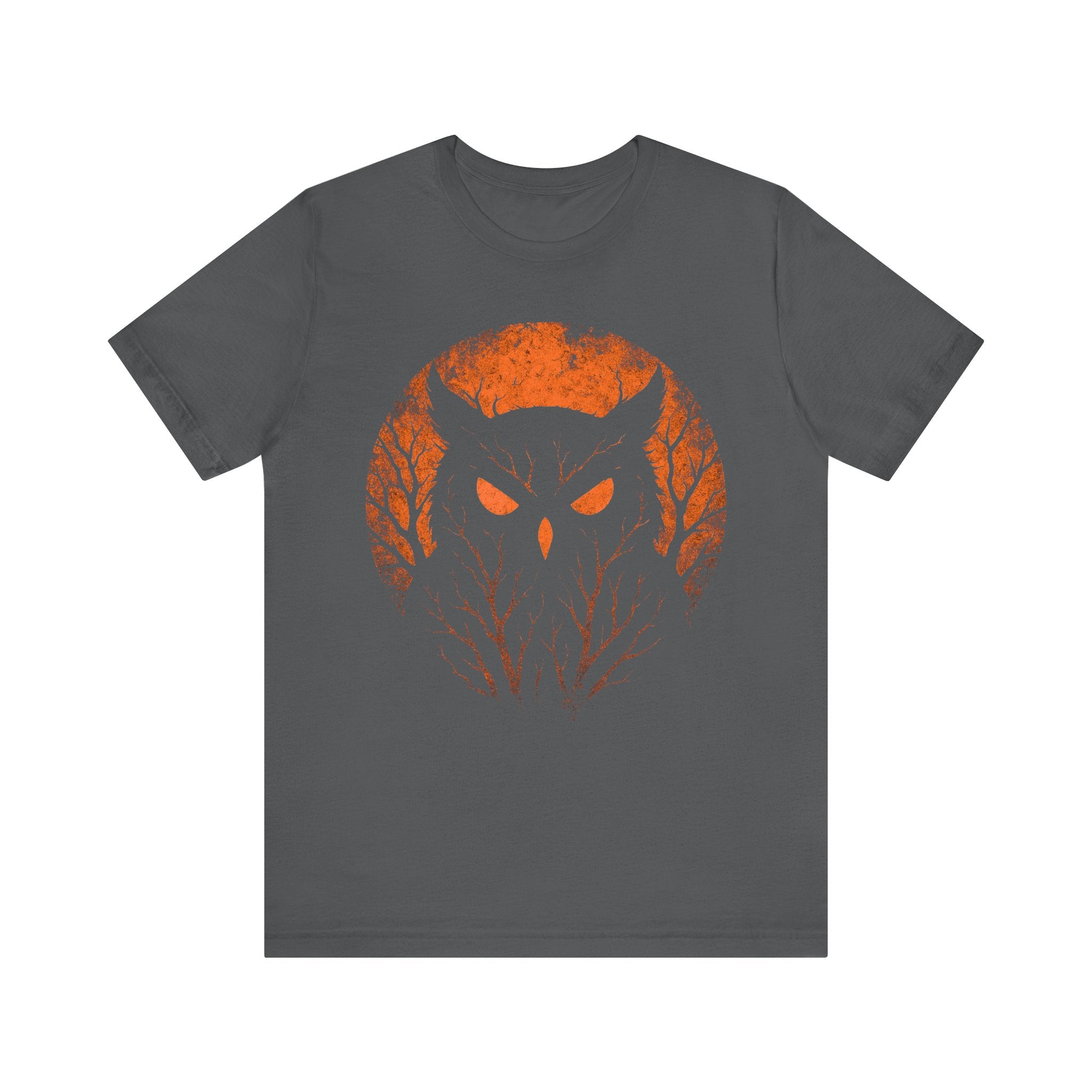 Spooky Owl Graphic Tee for Halloween Lovers