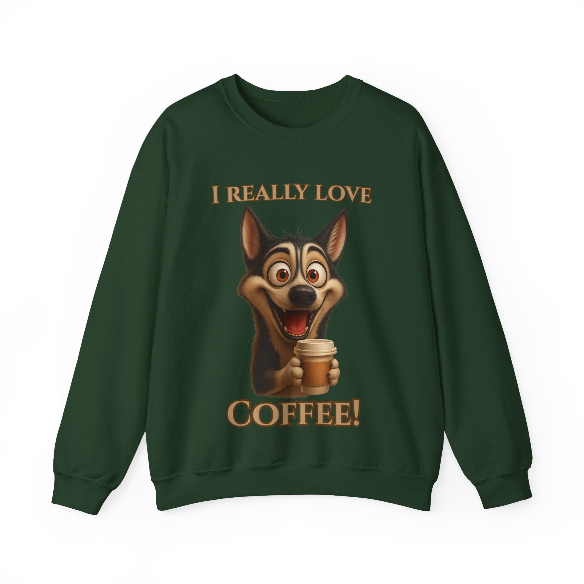 Funny Dog Coffee Sweatshirt