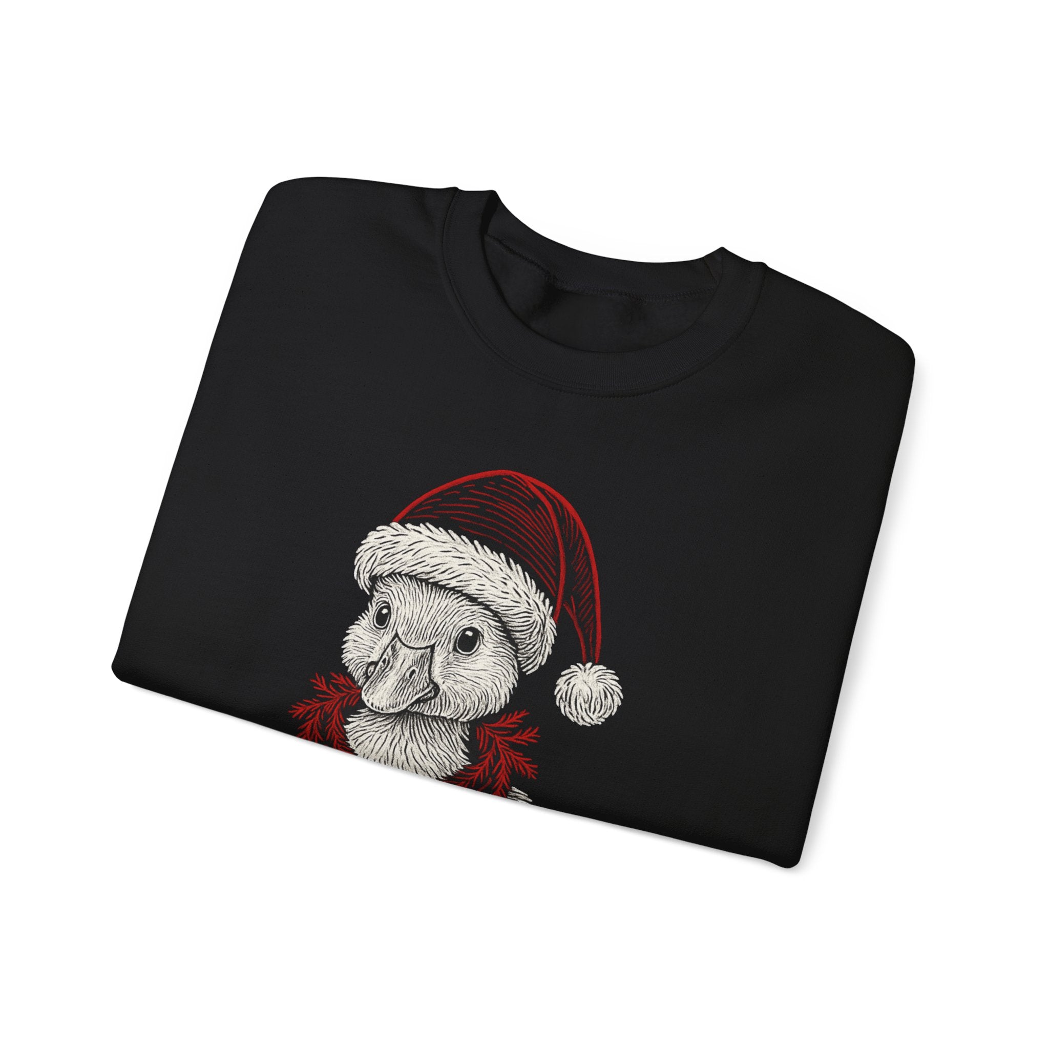 Festive Holiday Crewneck Sweatshirt, Cute Animal Sweater, Christmas Gift, Cozy Apparel, Unisex Fleece Top, Seasonal Fashion