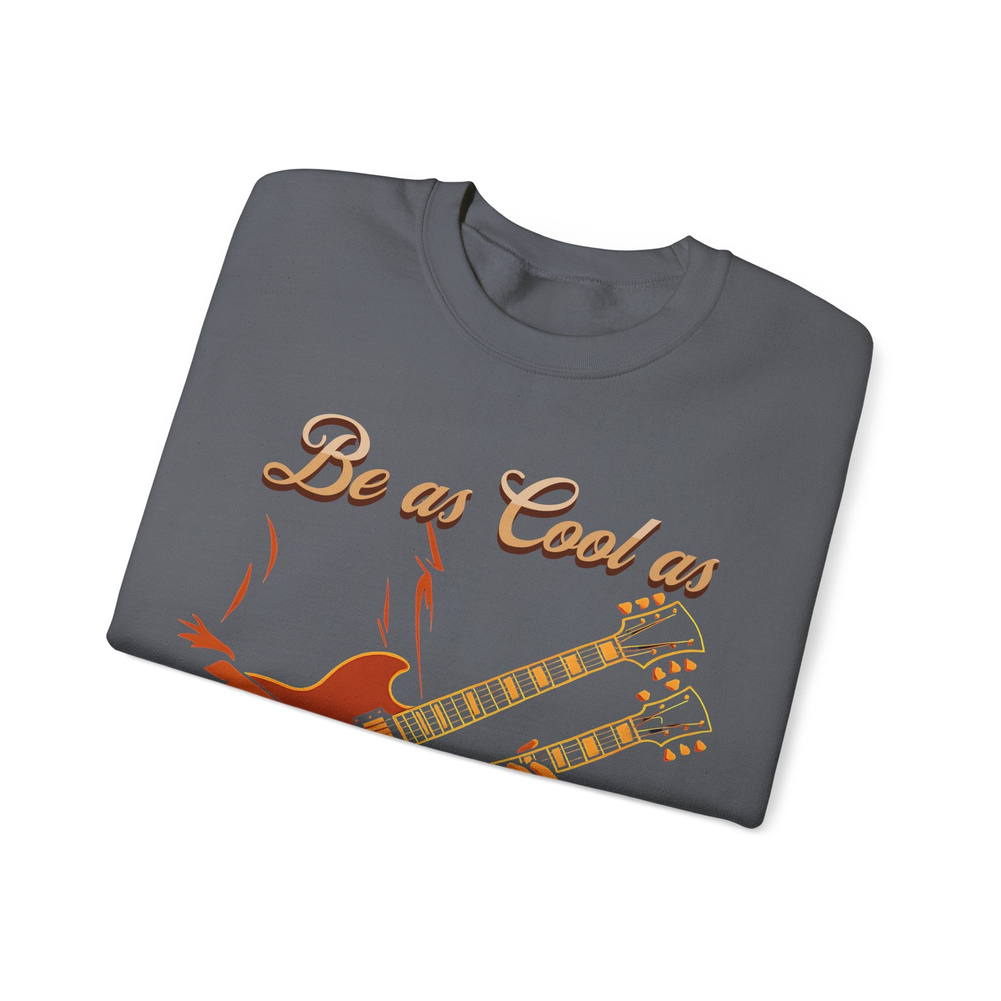 Vintage Guitar Solo Crewneck Sweatshirt | Be as Cool as a 70's Guitar Solo