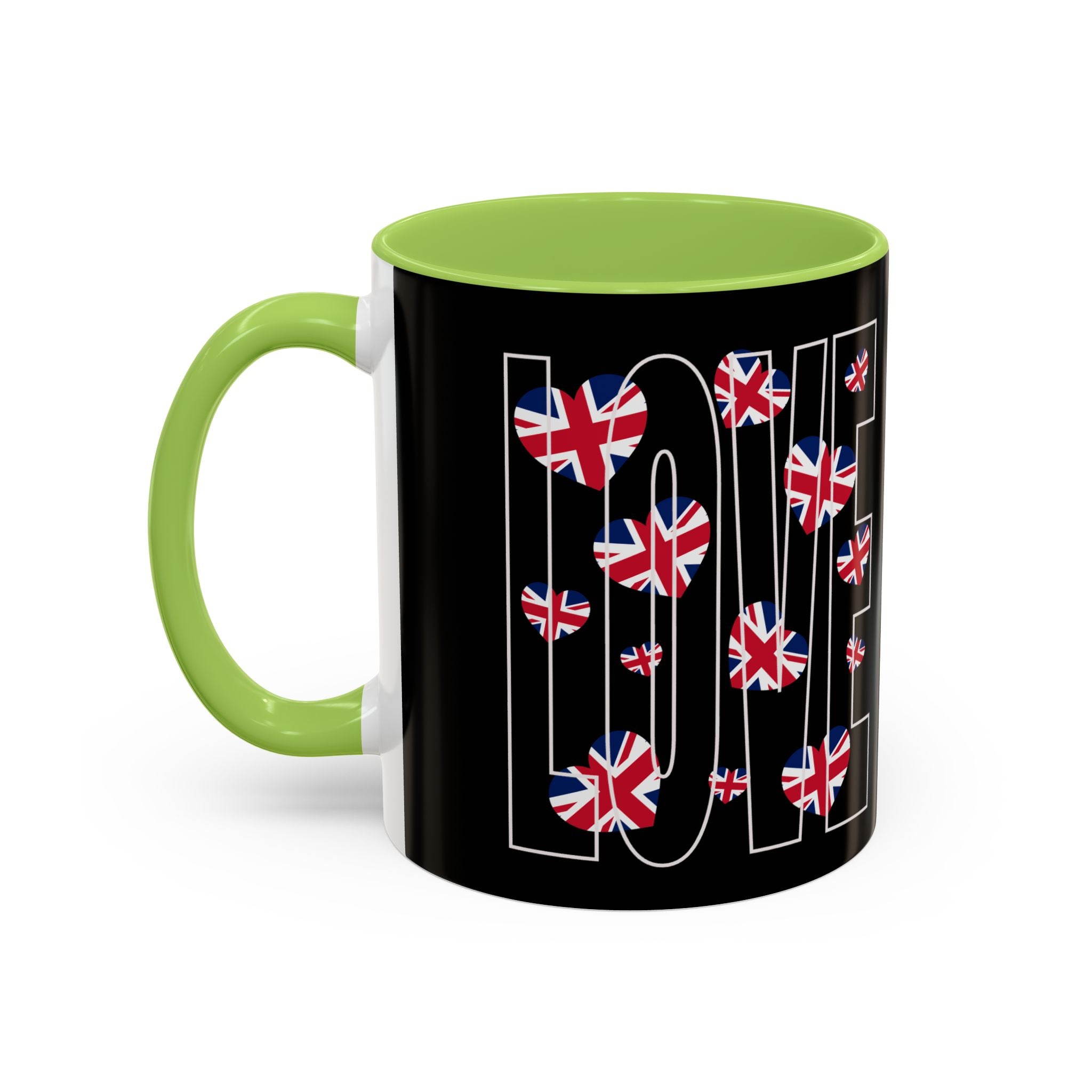 British Flag Accent Coffee Mug - Perfect Gift for Tea Lovers, Home Decor, British Pride, Daily Use, Unique Coffee Cup