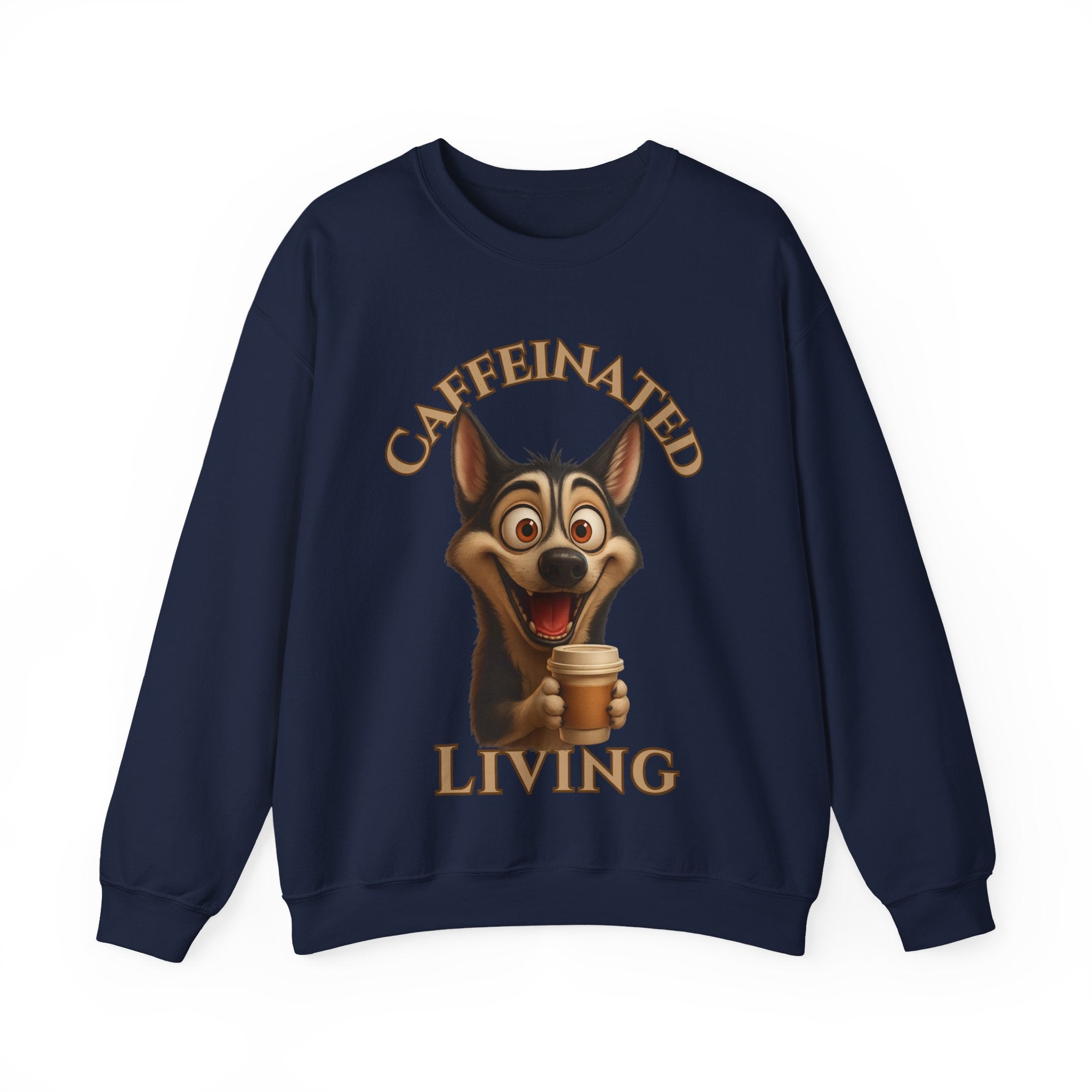 Caffeinated Living Crewneck Sweatshirt