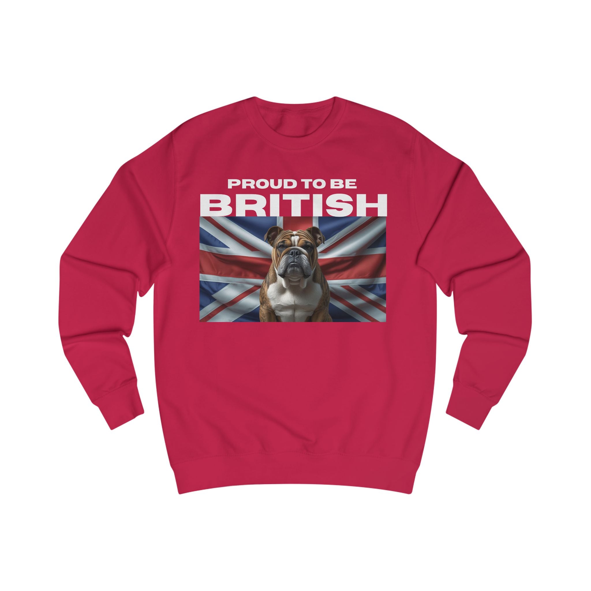 British Bulldog Sweatshirt, Cozy Unisex Sweatshirt, Dog Lover Gift, Casual Wear, Perfect for Pet Owners, Ideal for Everyday Style